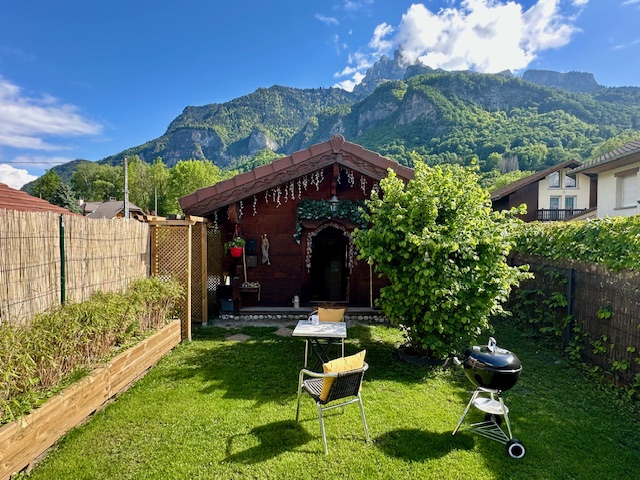 Mazot des Rules — Chalet avec spa à Sallanches en Haute-Savoie à Sallanches — vue intérieure