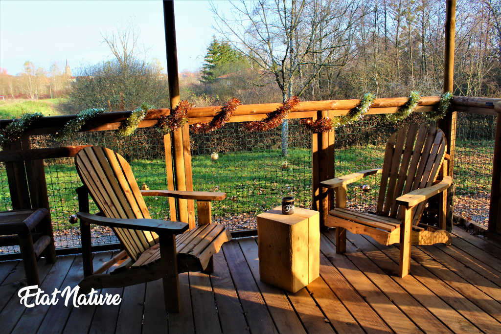 La Cabane sur Pilotis — Séjour avec spa à Épinal (Meurthe-et-Moselle) à Épinal — chambre