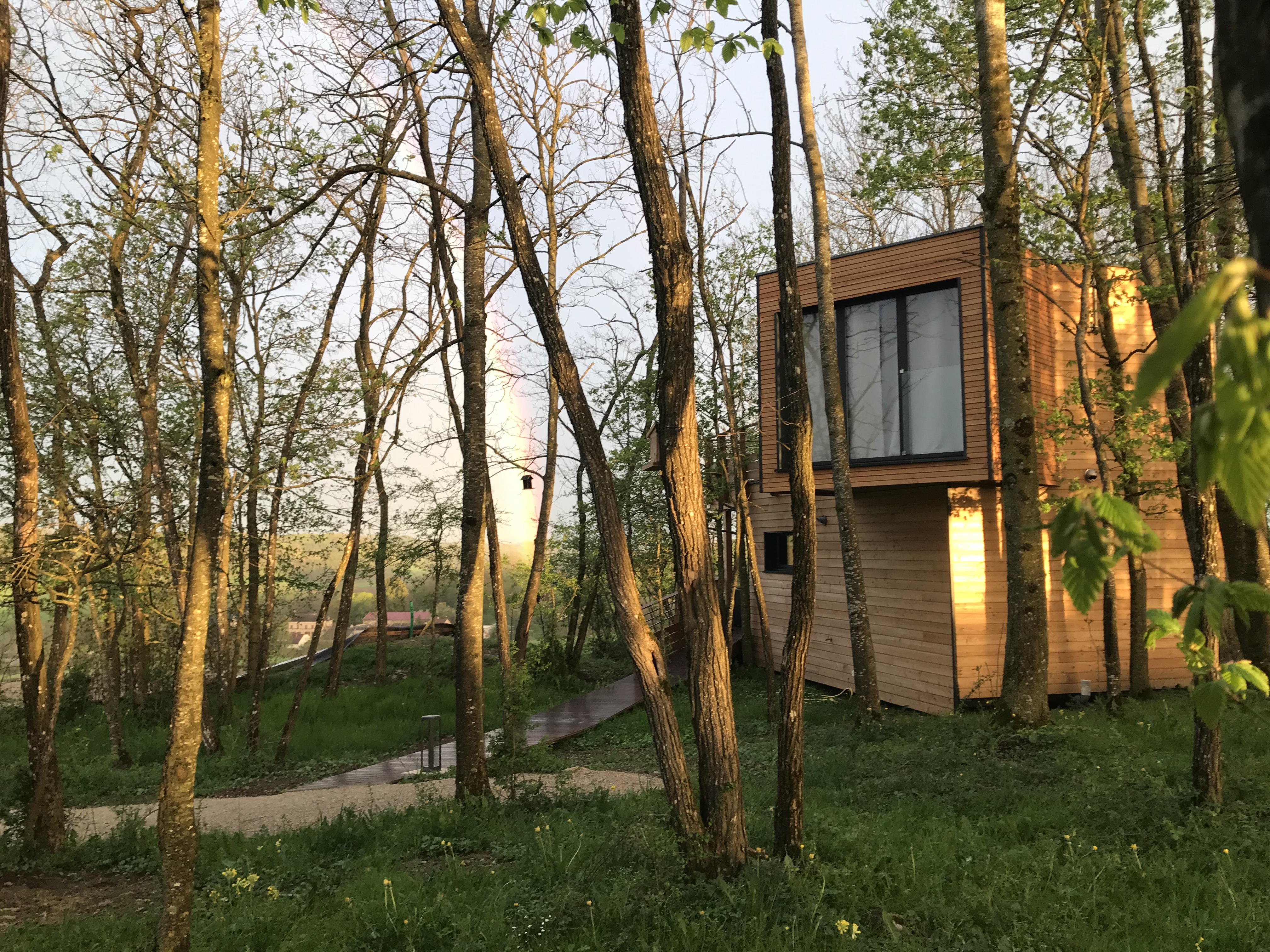 Chalet Spa Sirius : un cocon de sérénité en Lorraine à Ville-Sur-Illon — vue intérieure