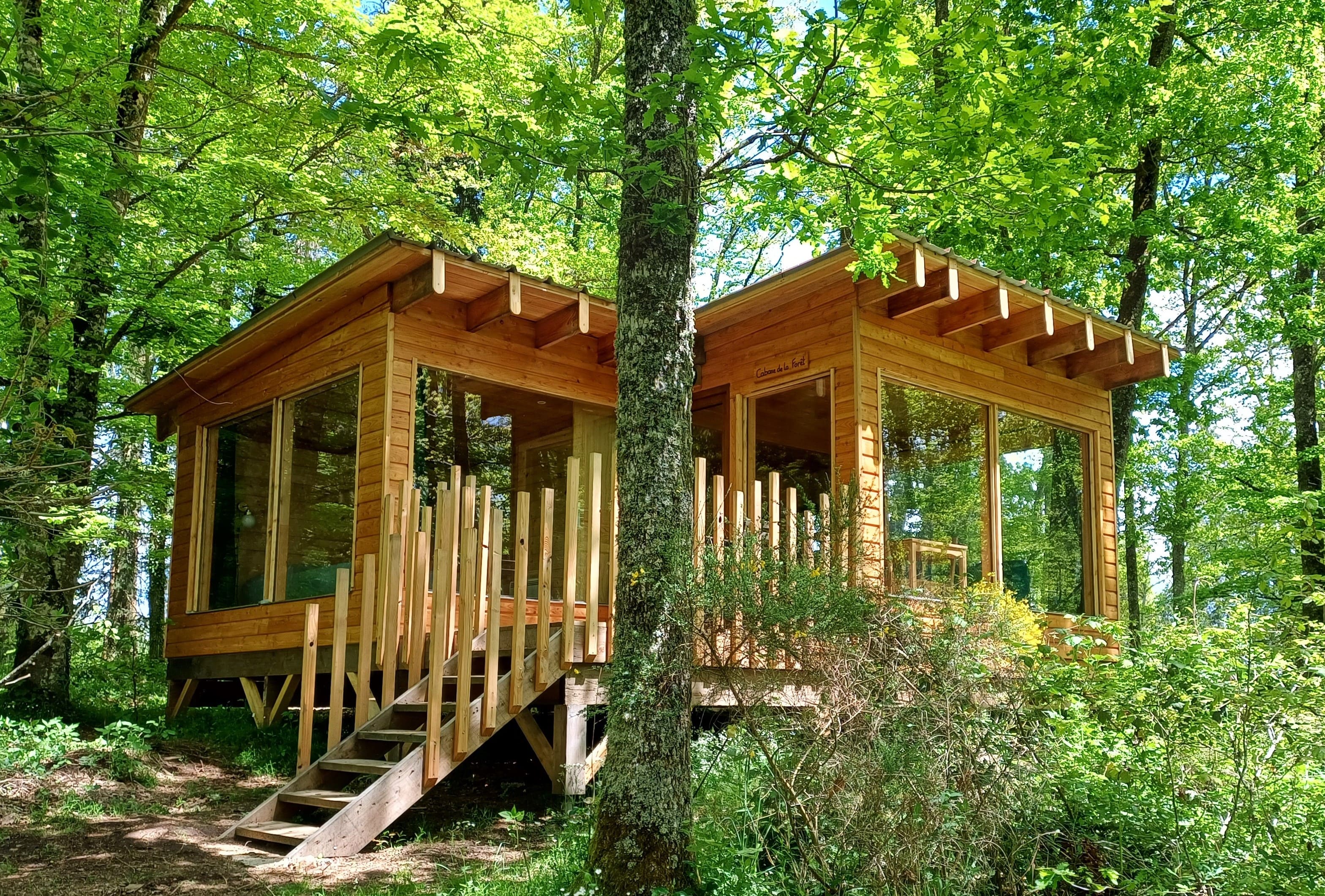 Cabane de la Forêt au bord d'un lac : une échappée enchantée