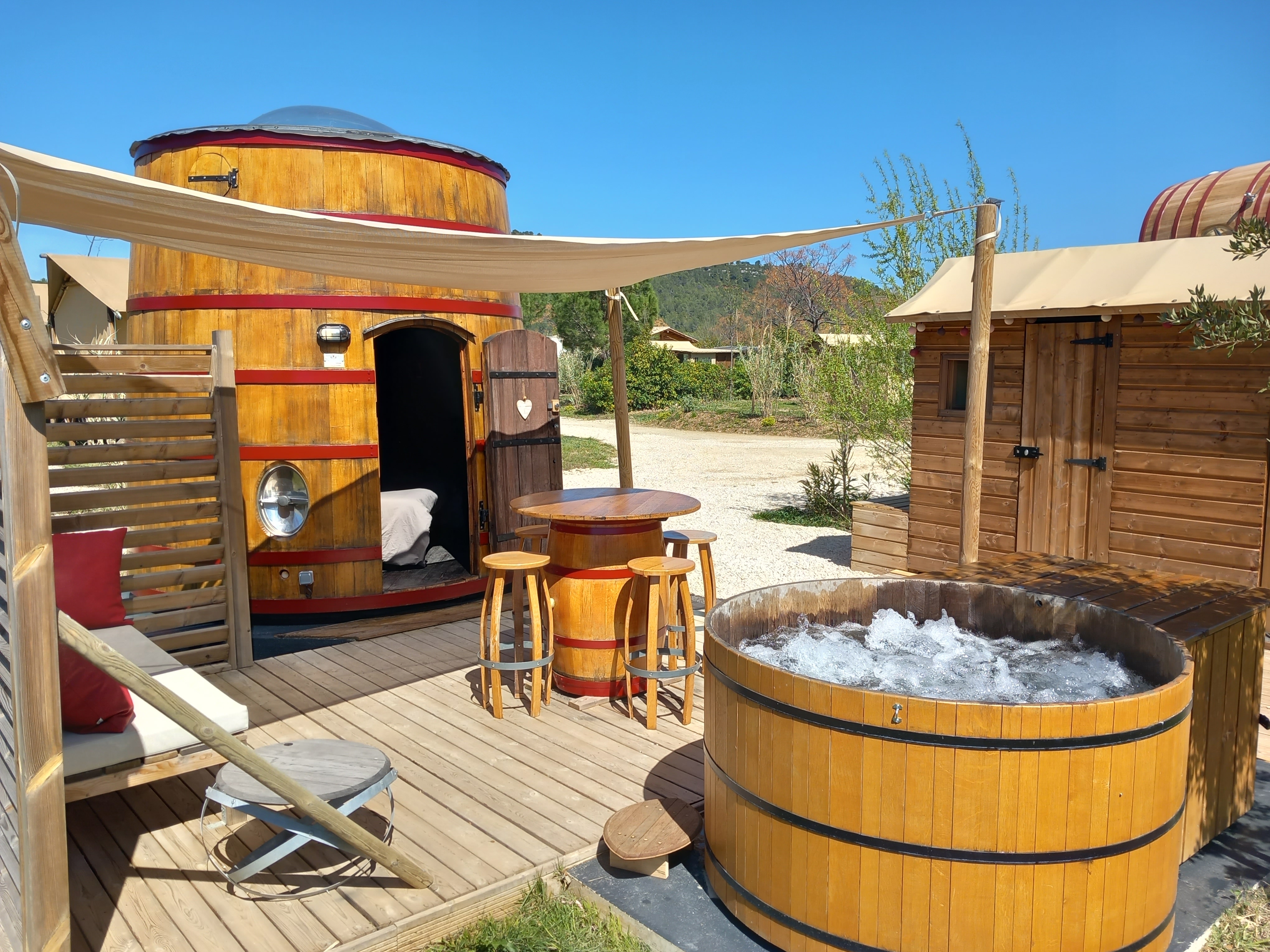 Olifoudre — Dôme avec spa à Aude — Dôme à Gaja-et-Villedieu