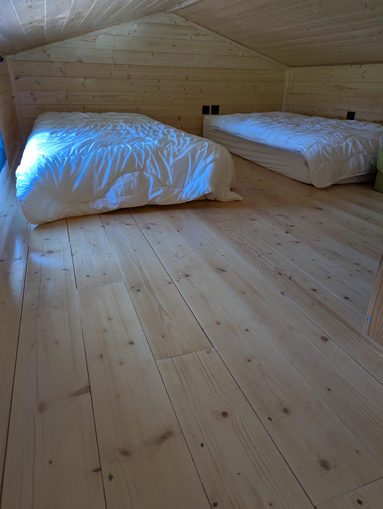 Tiny house du bois prié — Séjour avec spa à Allier à Le Theil — cuisine