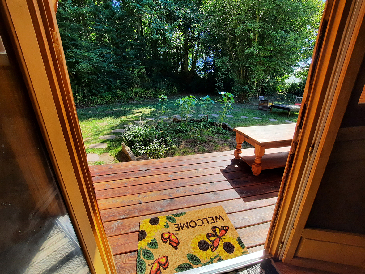 Cabane Tipi & studio — Séjour avec spa à Saint-Michel-des-Loups à Jullouville — chambre
