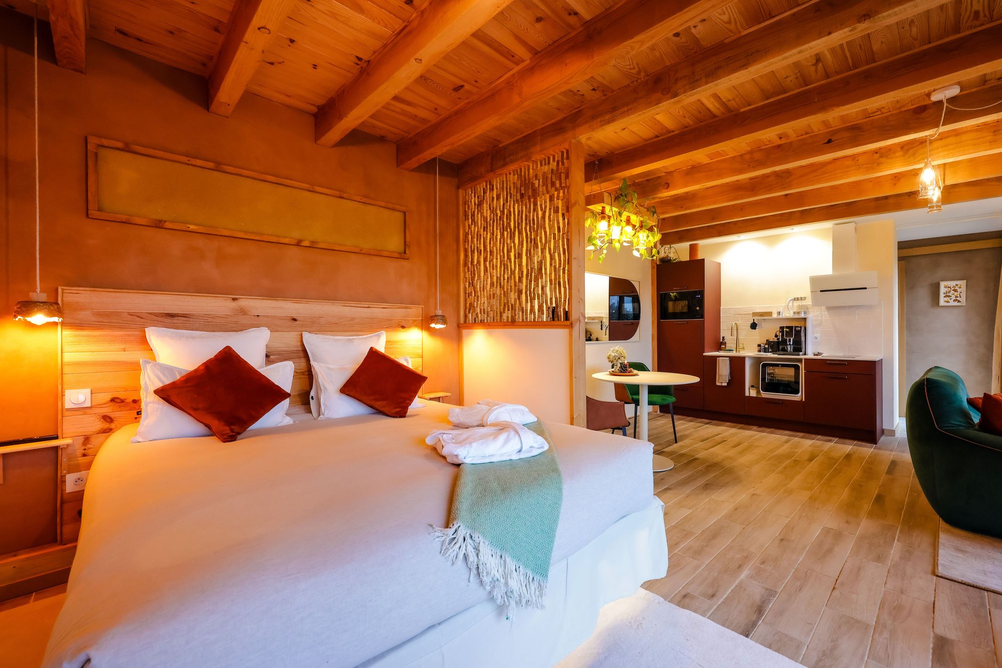 Le Terrier & Spa — Cabane végétalisée avec spa à Tarn à Rabastens — espace de vie