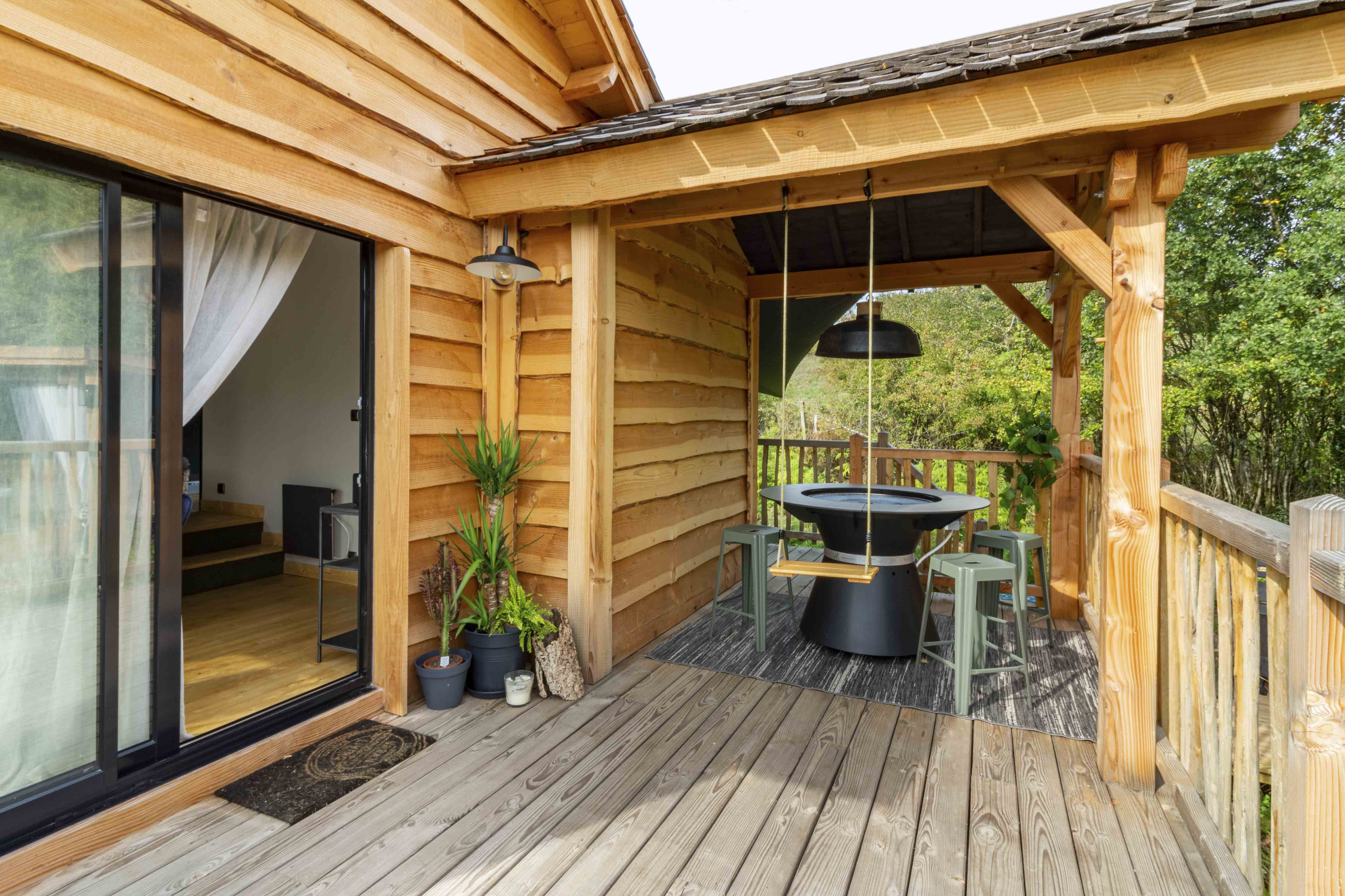 Cabane PureScapade & Spa — Nuit perchée à 5m en Haute-Vienne à Nieul — cuisine
