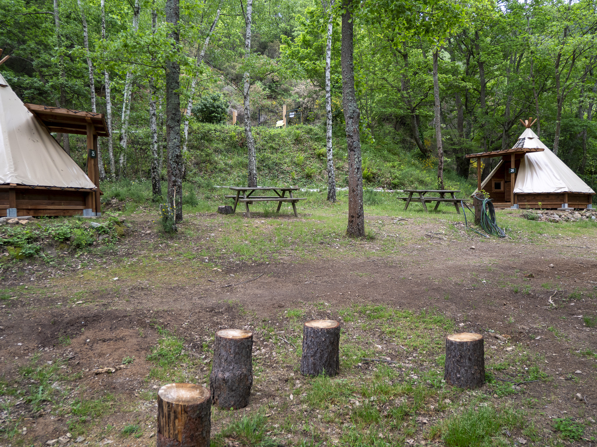 Tipi Moderne — Séjour nature avec spa à Pyrénées-Orientales à Perpignan — salle de bain