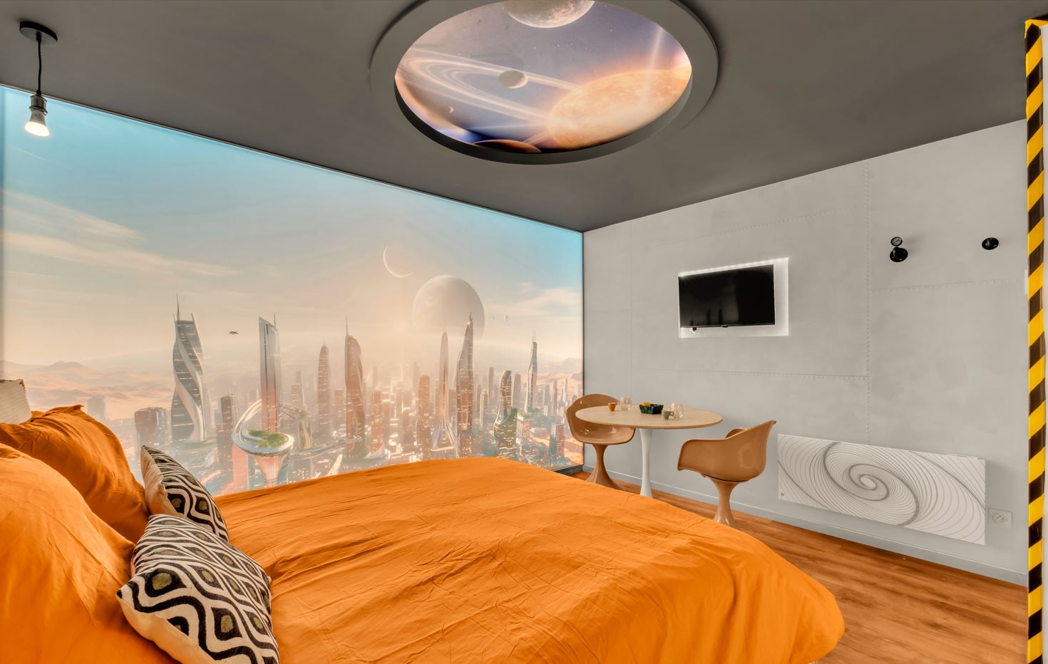 Planète extraterrestre — Chambre à thème futuriste à Toulouse à Toulouse — détail architectural