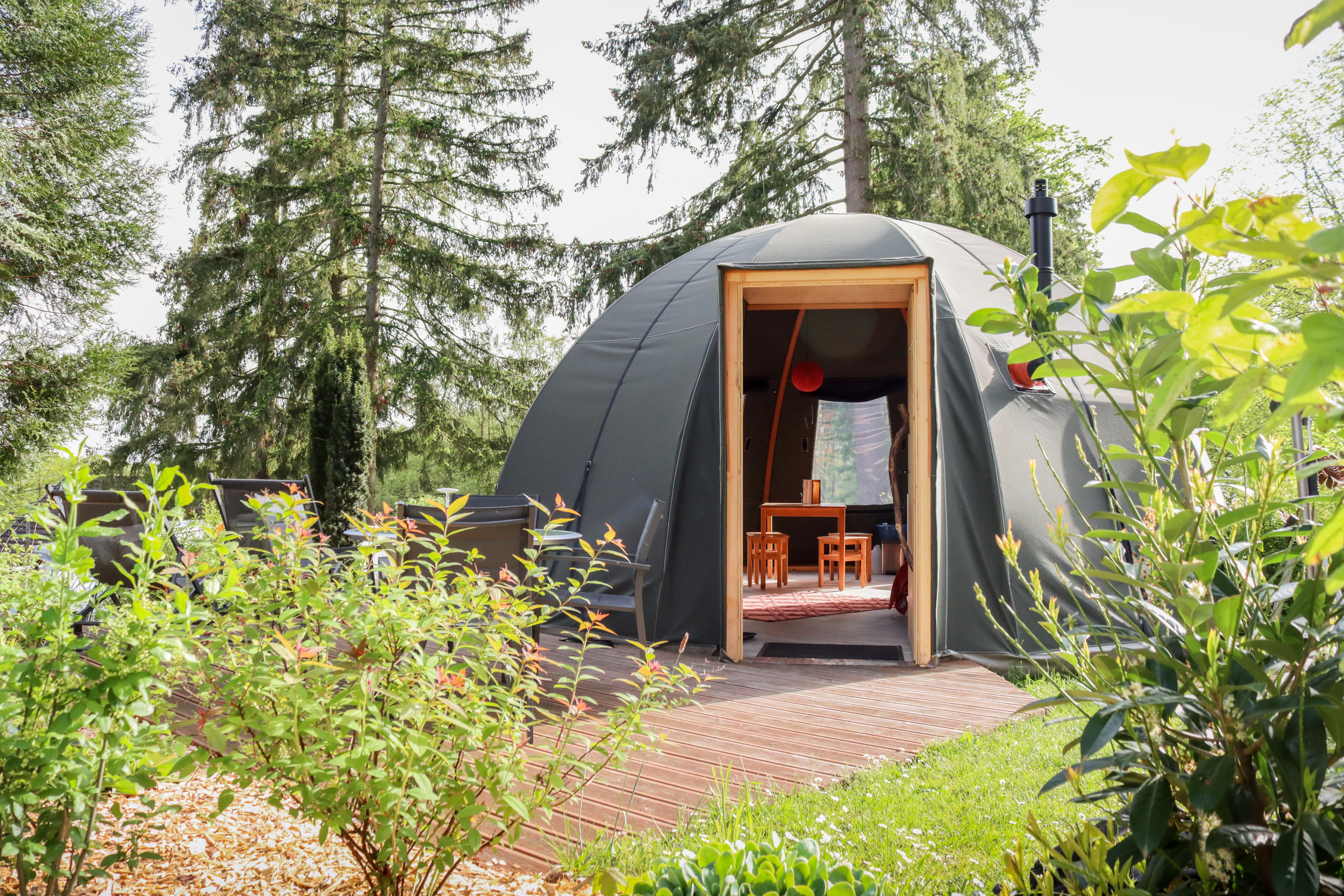 Émilie : un wigwam enchanteur au cœur de l'Alsace
