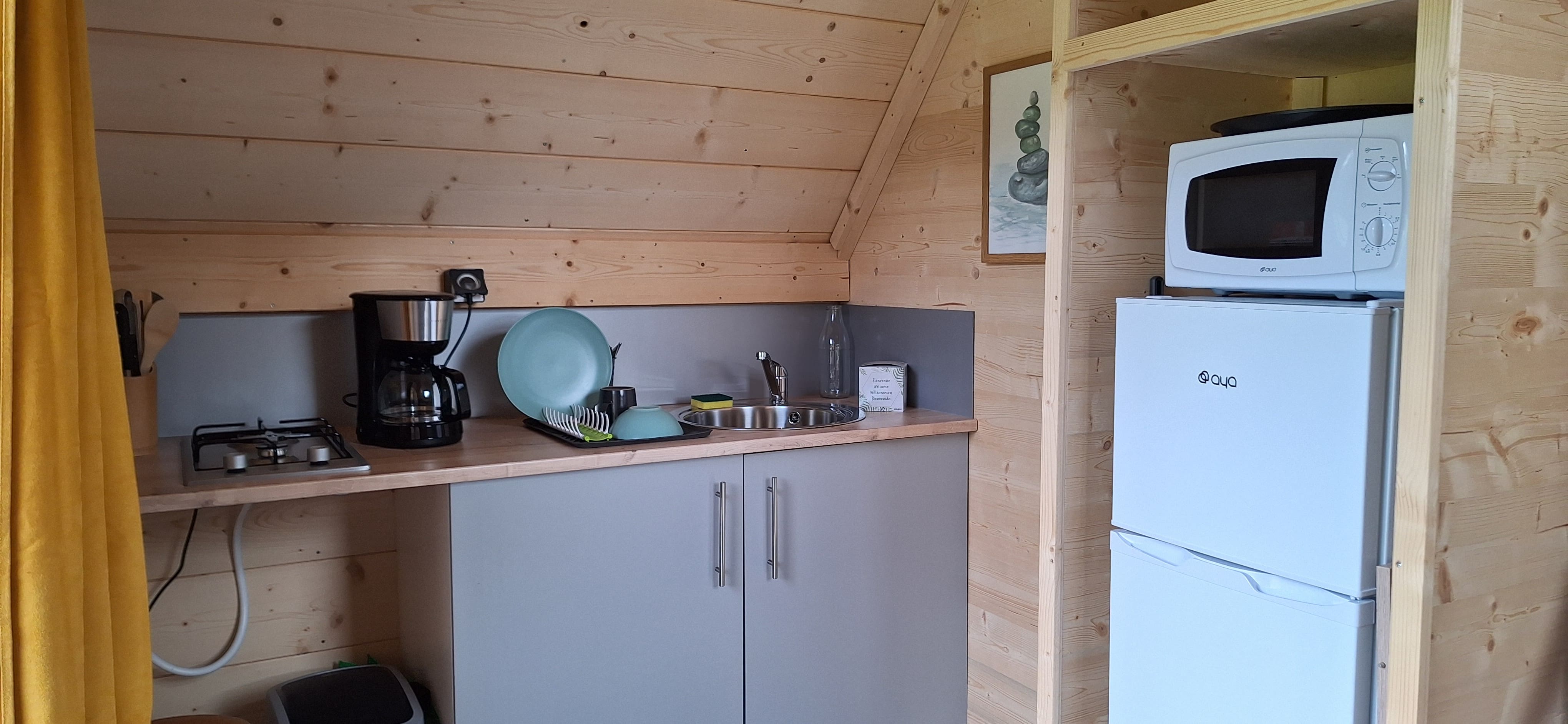 Cabane Family Violette — Séjour avec spa à Loir-et-Cher à Marolles — chambre