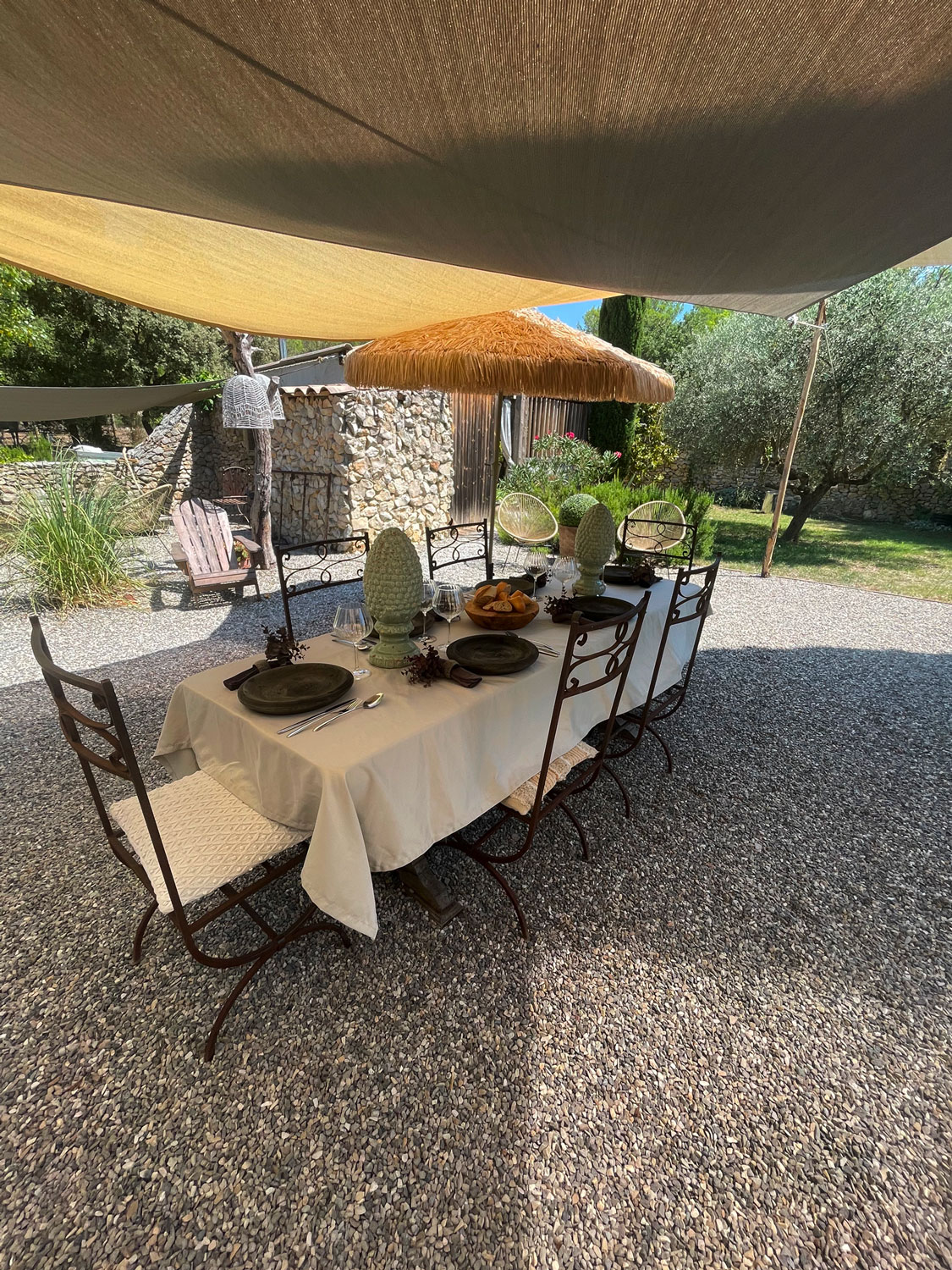 Maison d’hôtes de la Noccemada — Luxe et spa en Var à La Noccemada — cuisine