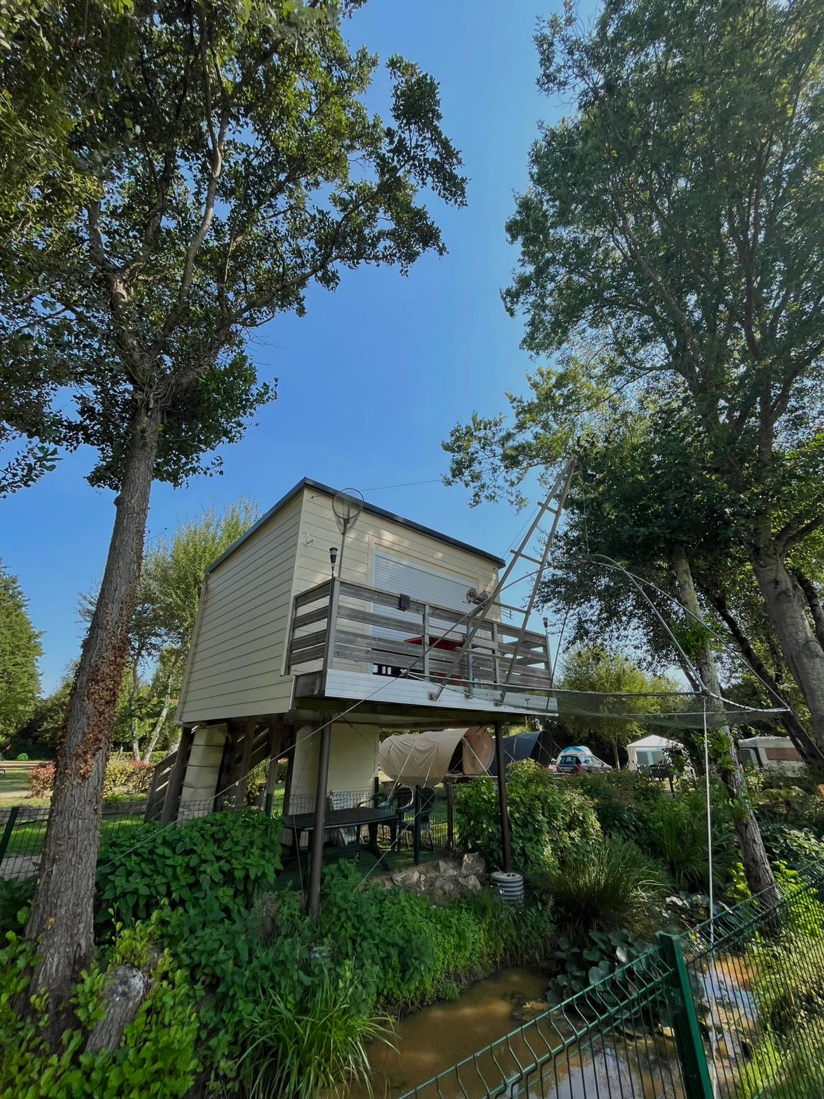 La cabane du pêcheur — Cabane sur pilotis avec spa à Loire-Atlantique