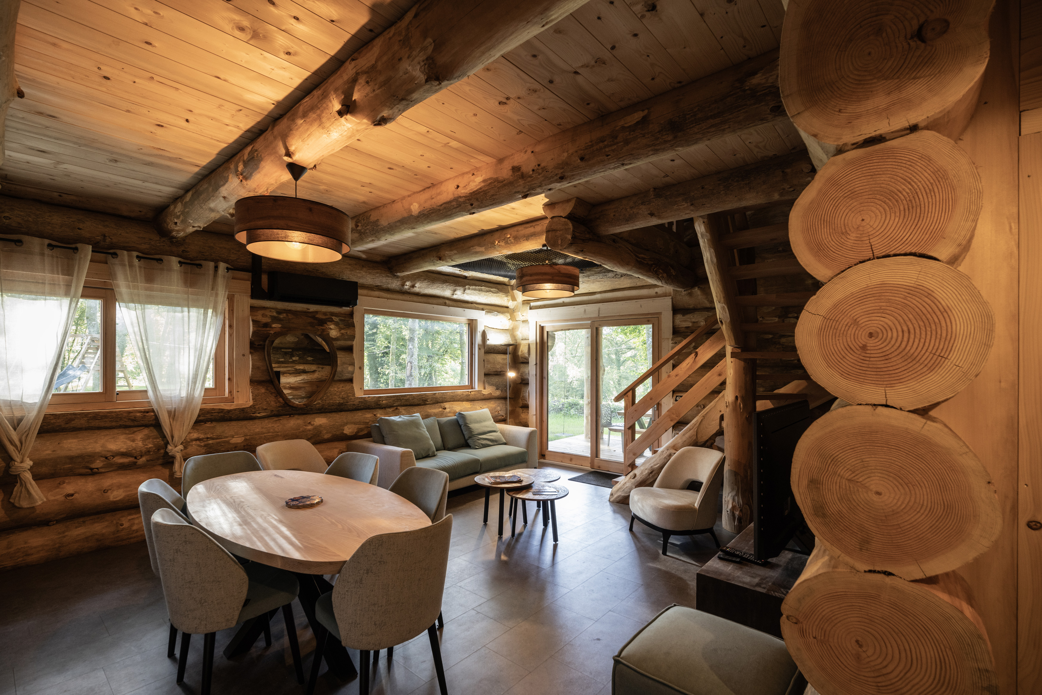 Gîte Le Vaugelade : un chalet romantique au cœur du Limousin à Faux-La-Montagne — salle de bain