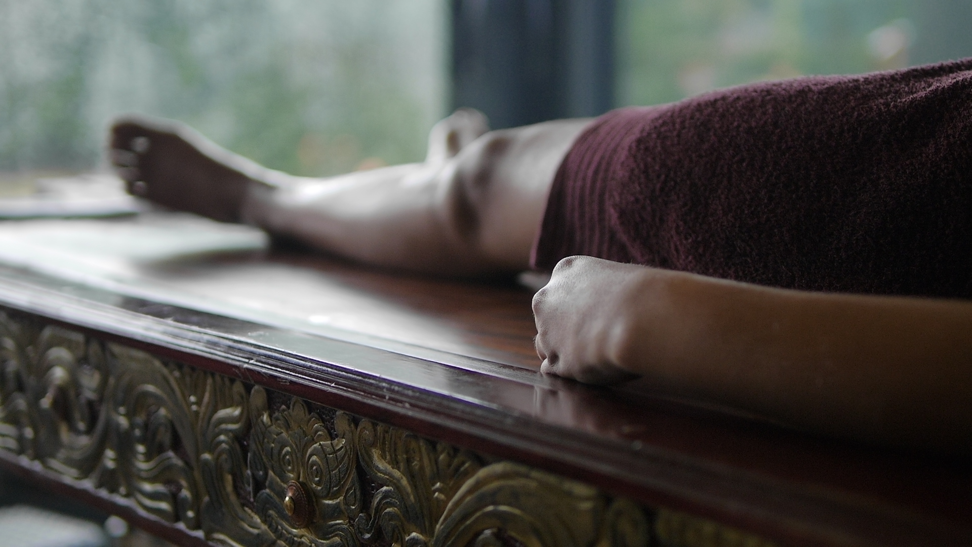 Évasion sensorielle au Ayurveda Forest Lodge à Céré-La-Ronde — vue depuis la terrasse