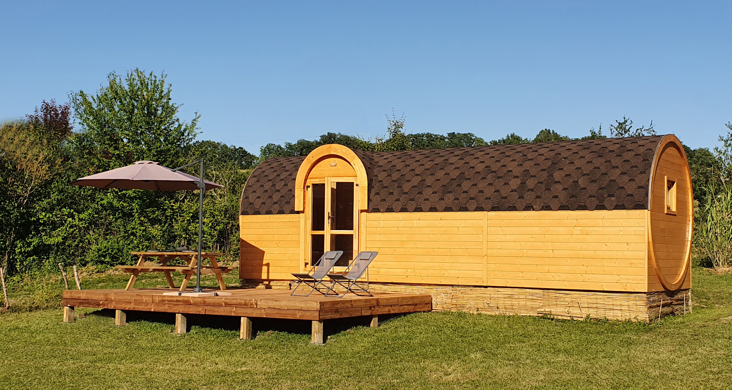 Tiny House Courréjot — Roulotte avec spa à Gers