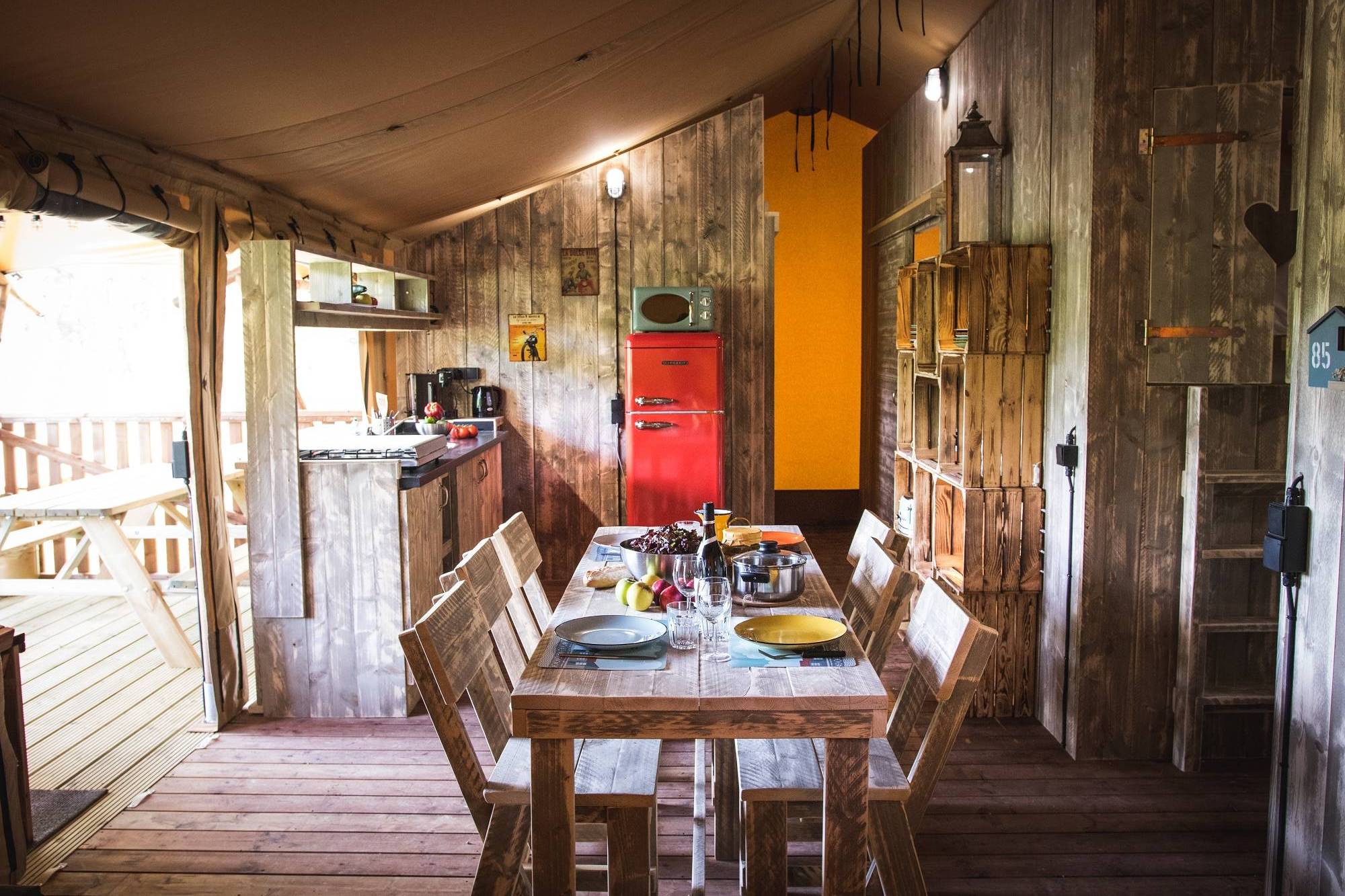 Photo 7/9 — Lodge safari « Glamping Dreamlodge — Lodge safari avec spa à Gers » à Gers Occitanie