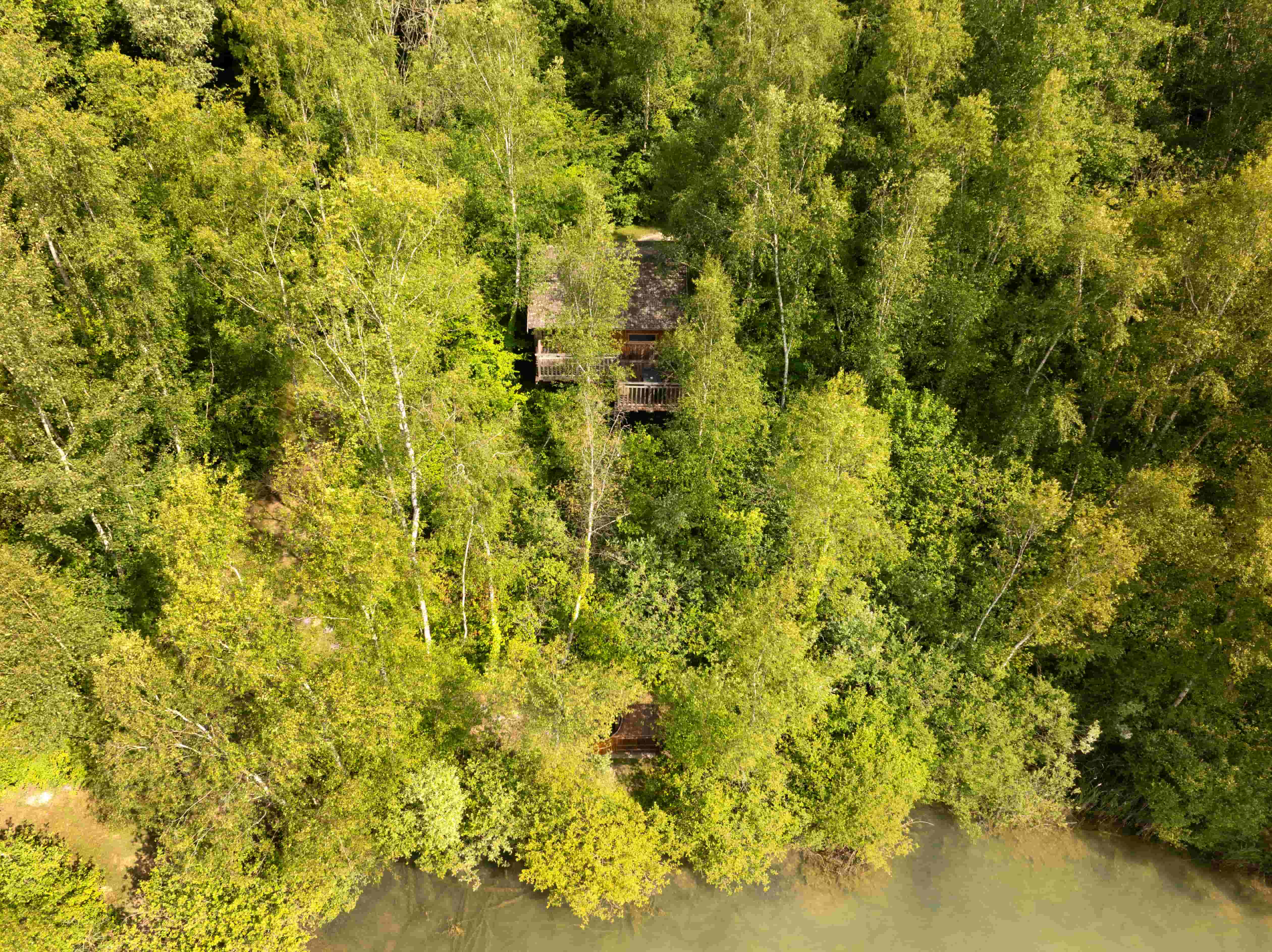 Cabane Spa Souffle d'Emeraude : une expérience unique en Picardie à St-Léger-Aux-Bois — vue intérieure