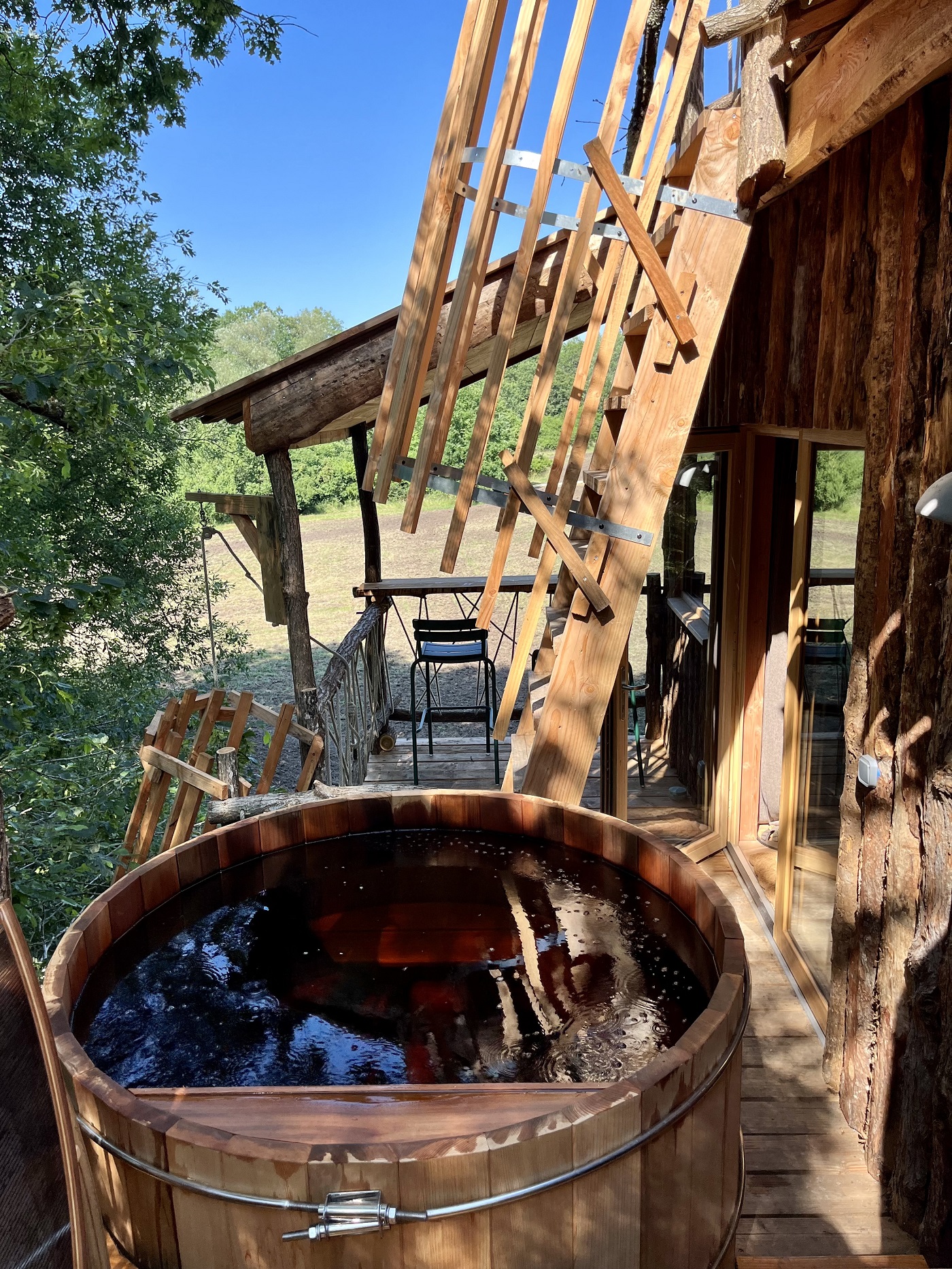 Cabane Spa Belle Forêt : une escapade insolite en Picardie à St-Léger-Aux-Bois — vue intérieure