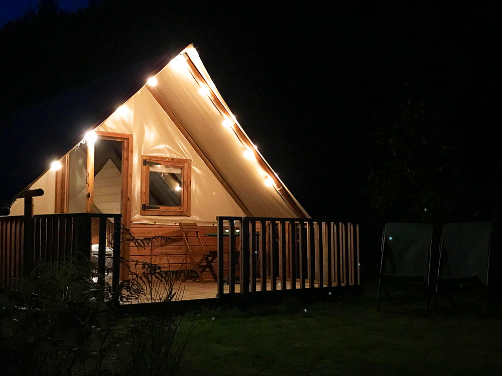 Tente Thym — Escapade insolite avec spa à Creuse à La Nouaille — détail architectural