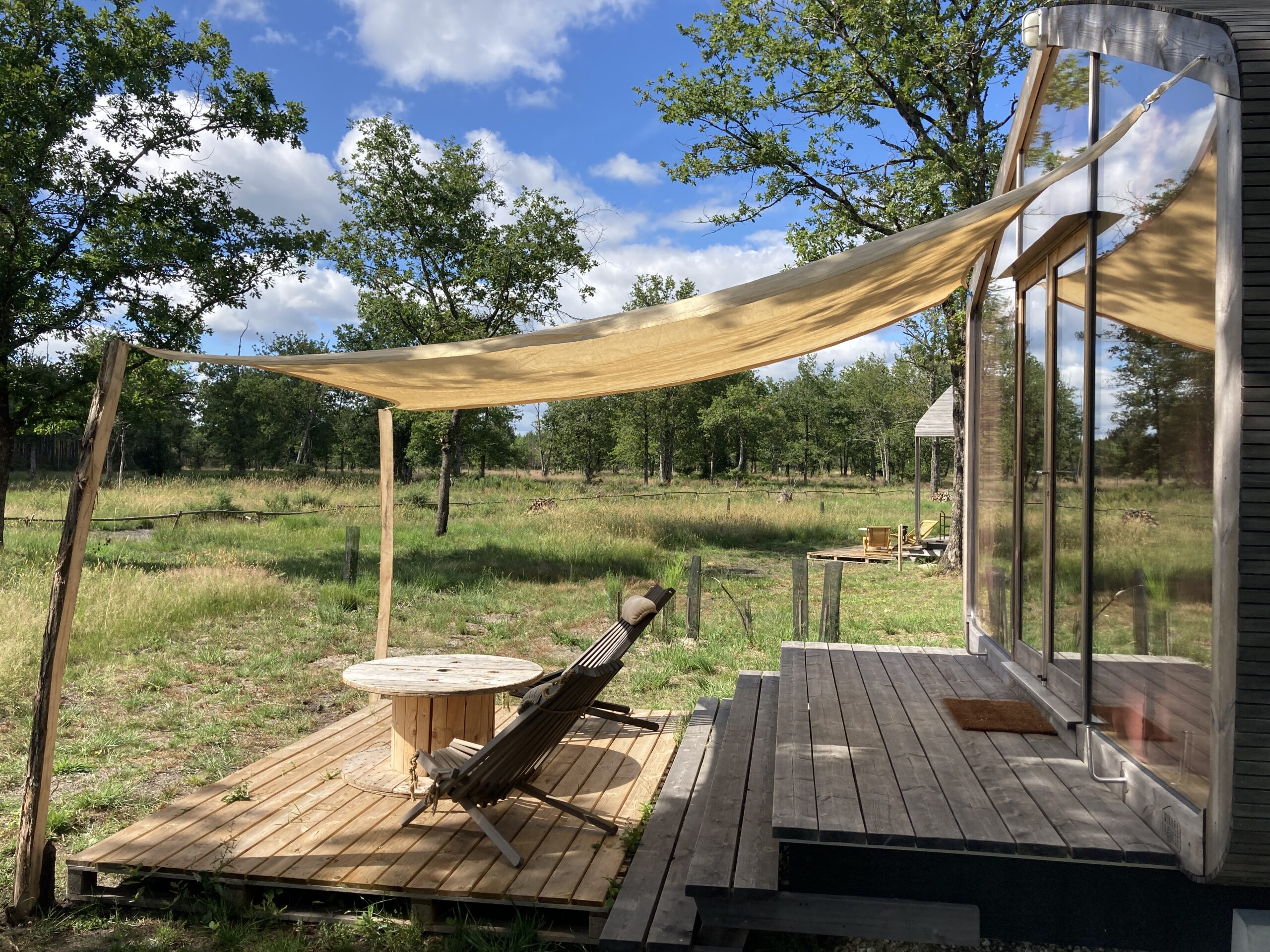 Wikkel House — Cabane moderne avec spa à Gironde à Gironde-sur-Dropt — vue intérieure