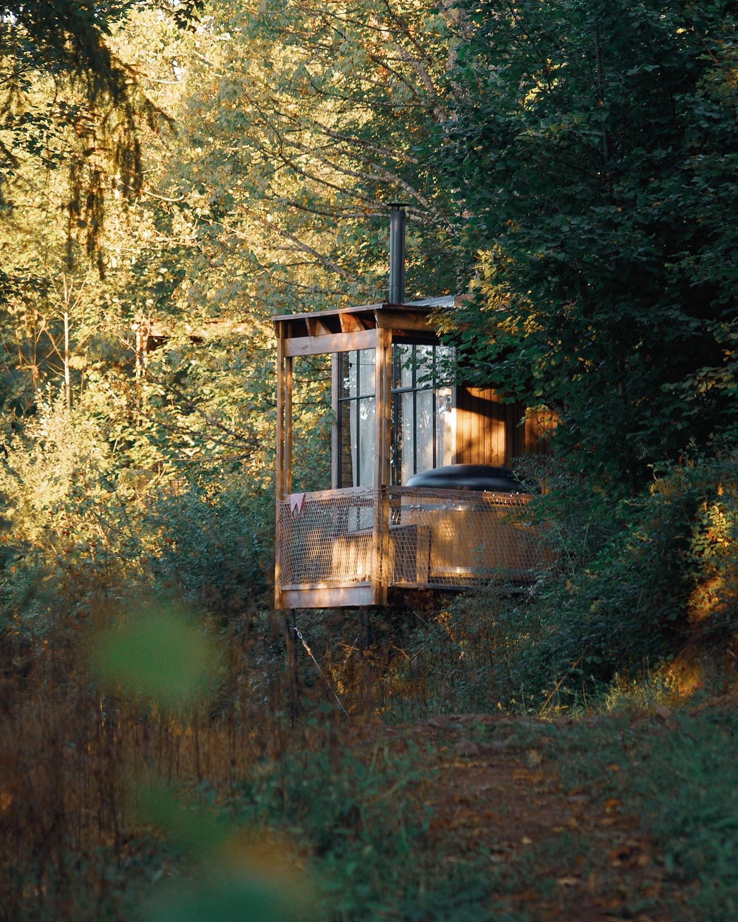 Nutchel Cabane Cosy — Cabane sur pilotis avec Bain Nordique à Bas-Rhin à Strasbourg — salle de bain
