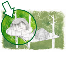 Cabane Canopée : une immersion dans les arbres en Franche-Comté à Ranchot — environnement naturel