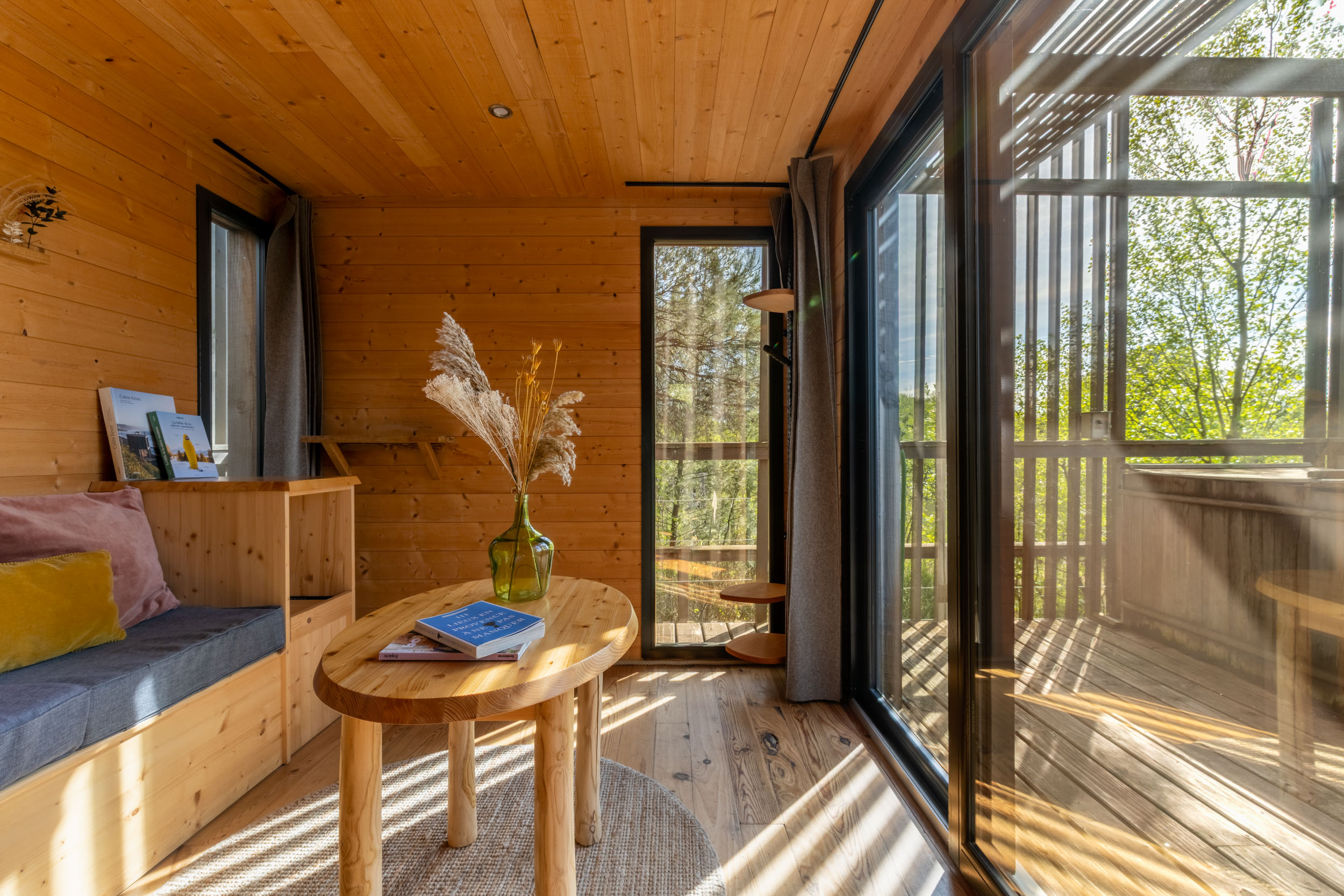 Cabane Spa Horizon : une expérience unique en Provence à Sorgues — chambre