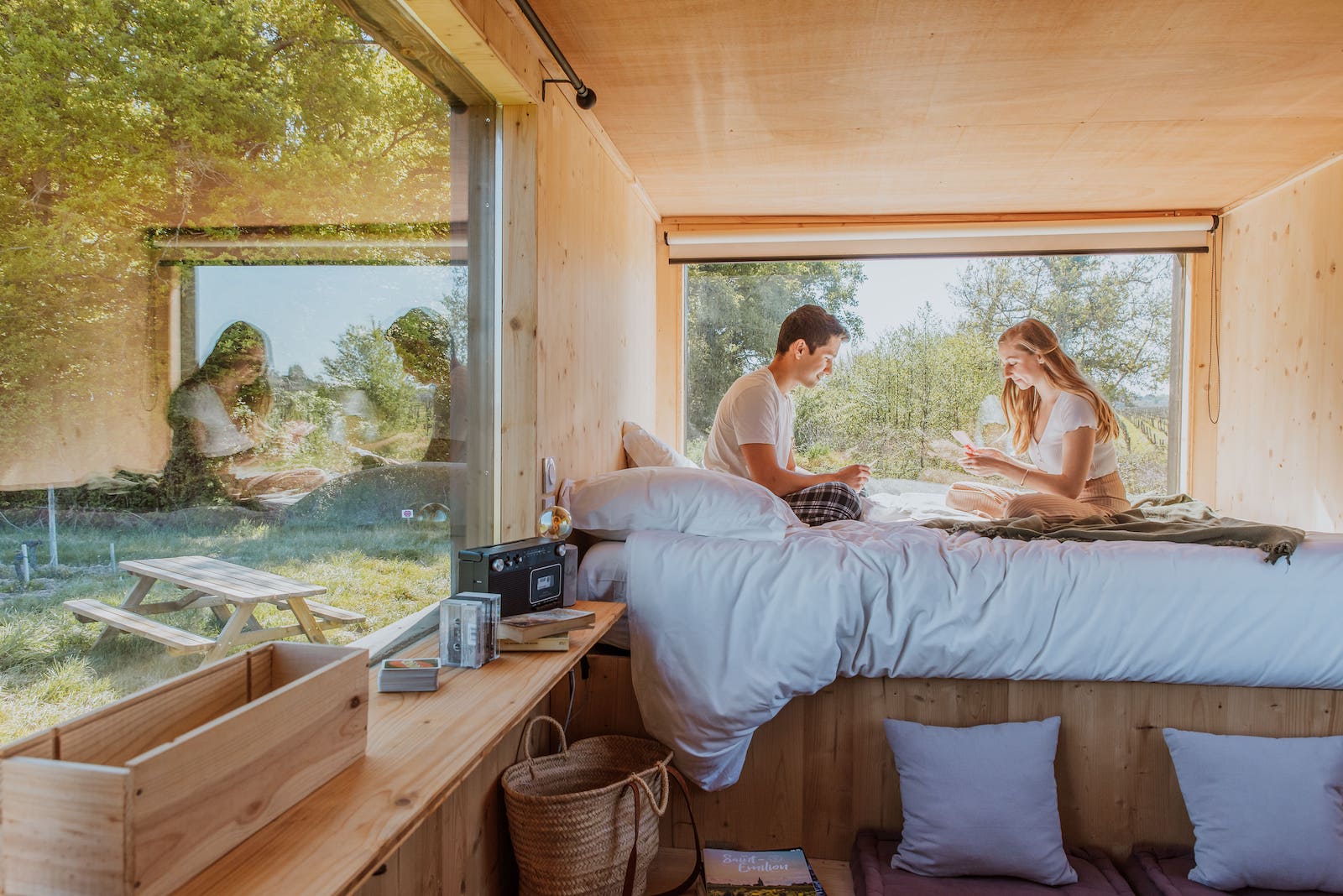Parcel Tiny House — Séjour viticole à Saint-Émilion en Gironde à Saint-Émilion — chambre