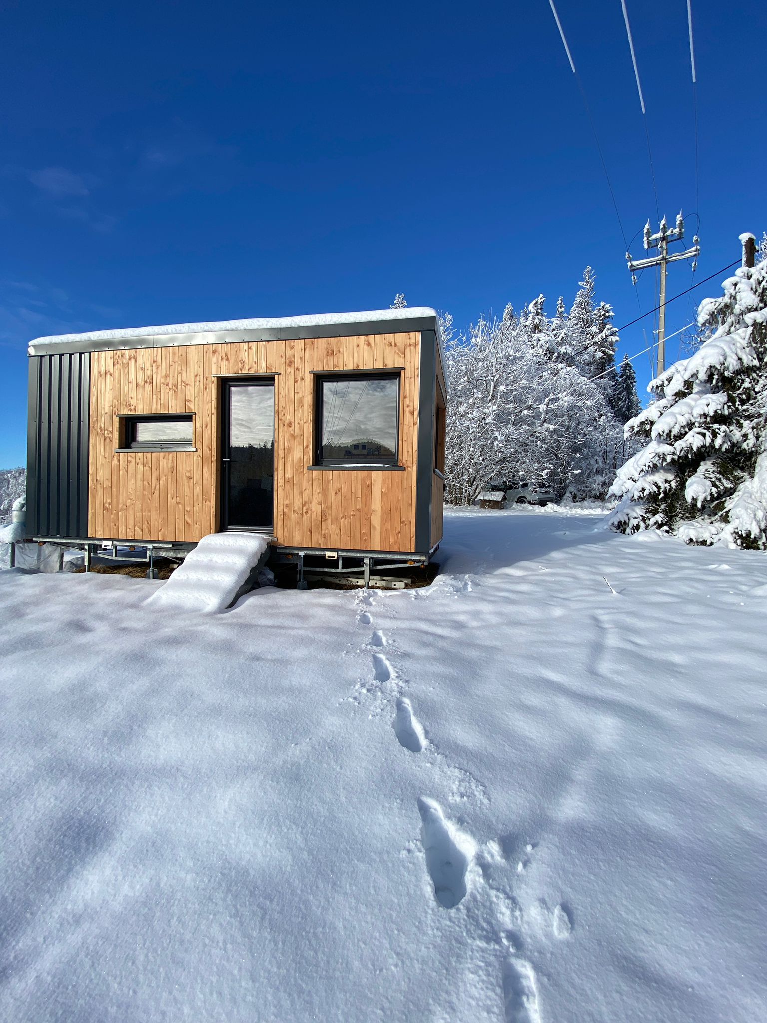 Homnest - Tiny House avec spa à 20 min des Rousses