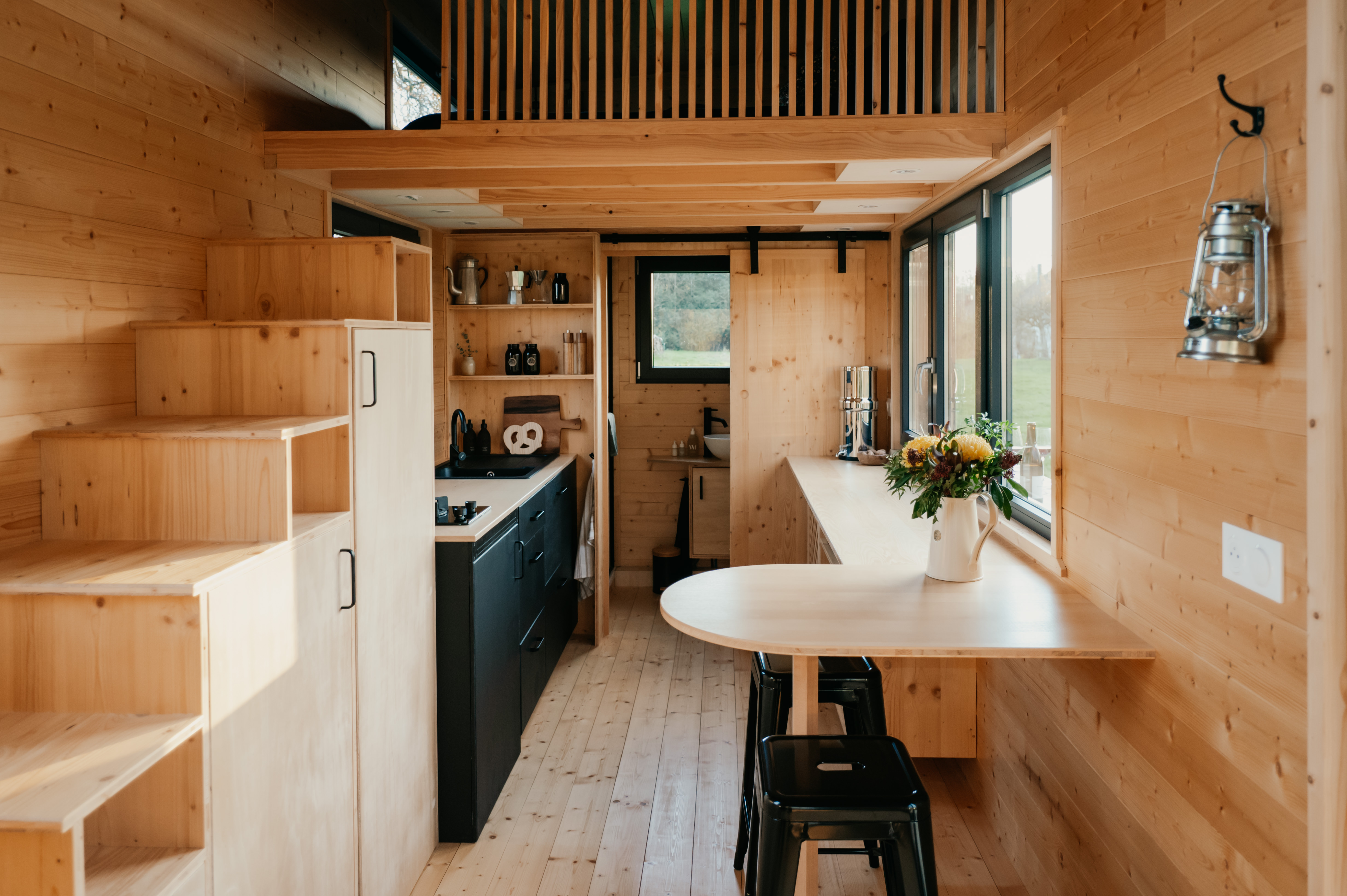 La Cabane Pain d'Épices — Tiny House avec spa à Haut-Rhin à Soultz-Haut-Rhin — détail architectural