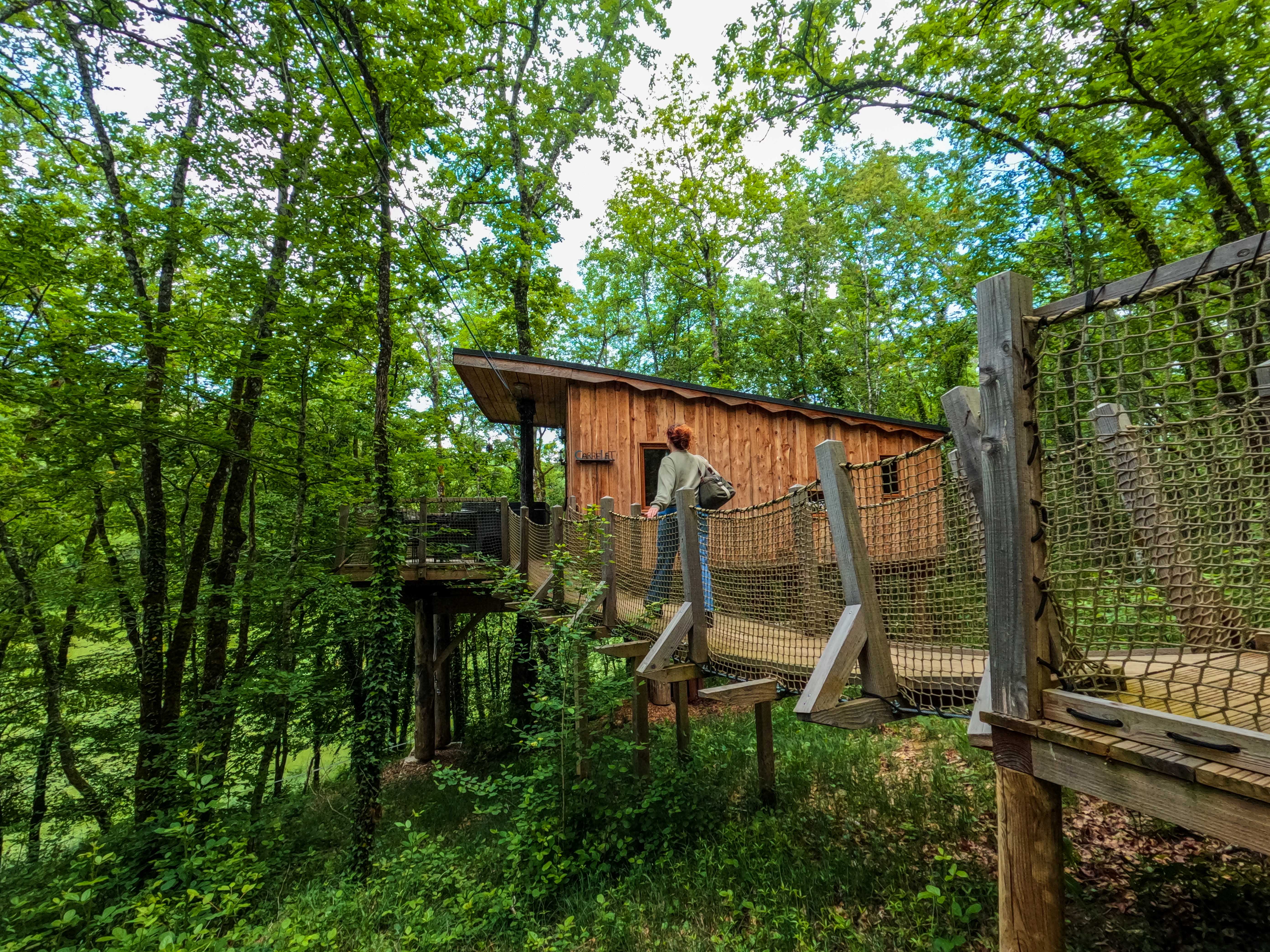 Cabane avec spa "Carrelet" — Nuit perchée à Lot