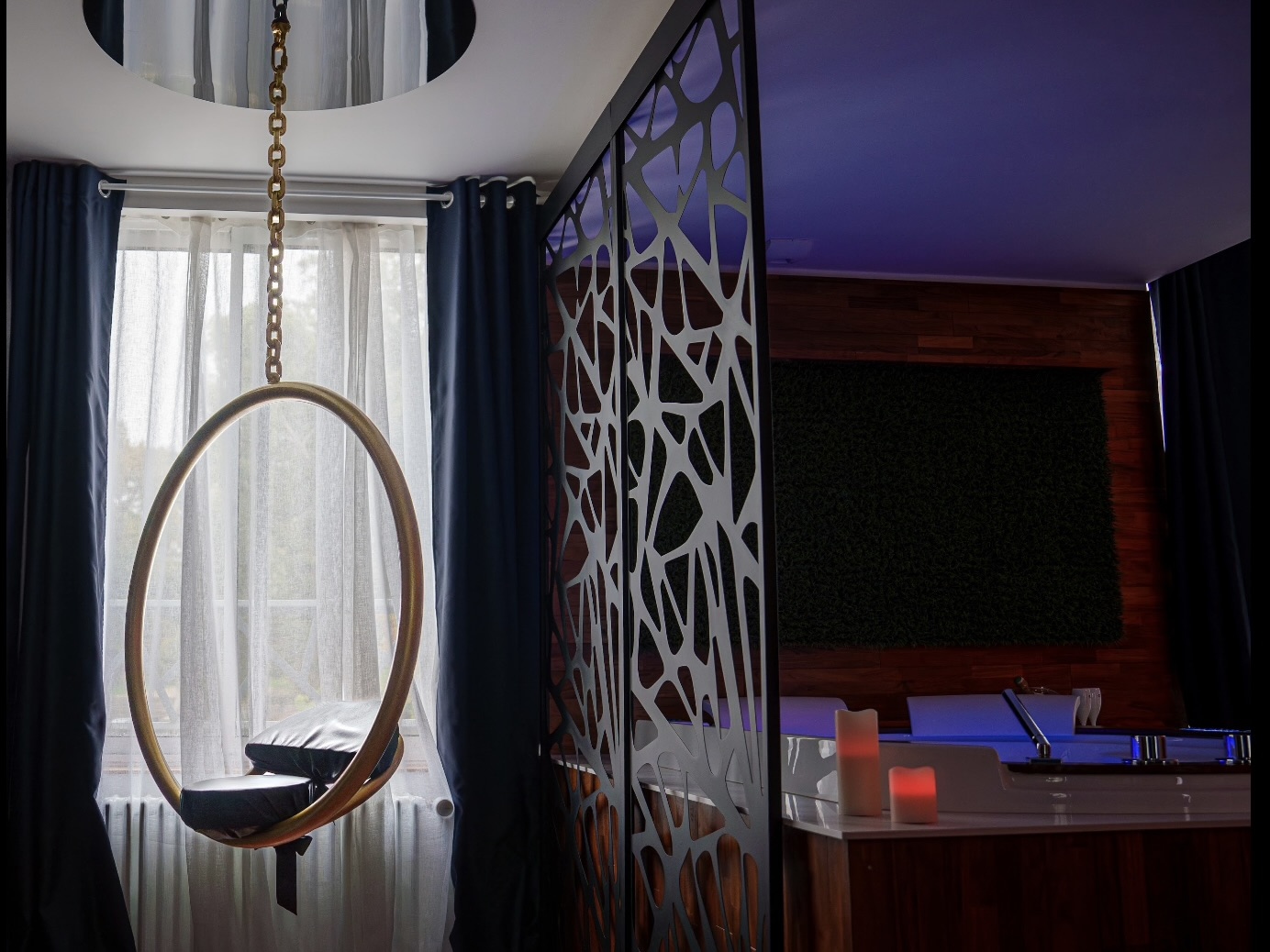 Suite Romantique Le Double L — Loveroom avec spa à Maine-et-Loire à Blaison-Saint-Sulpice — cuisine