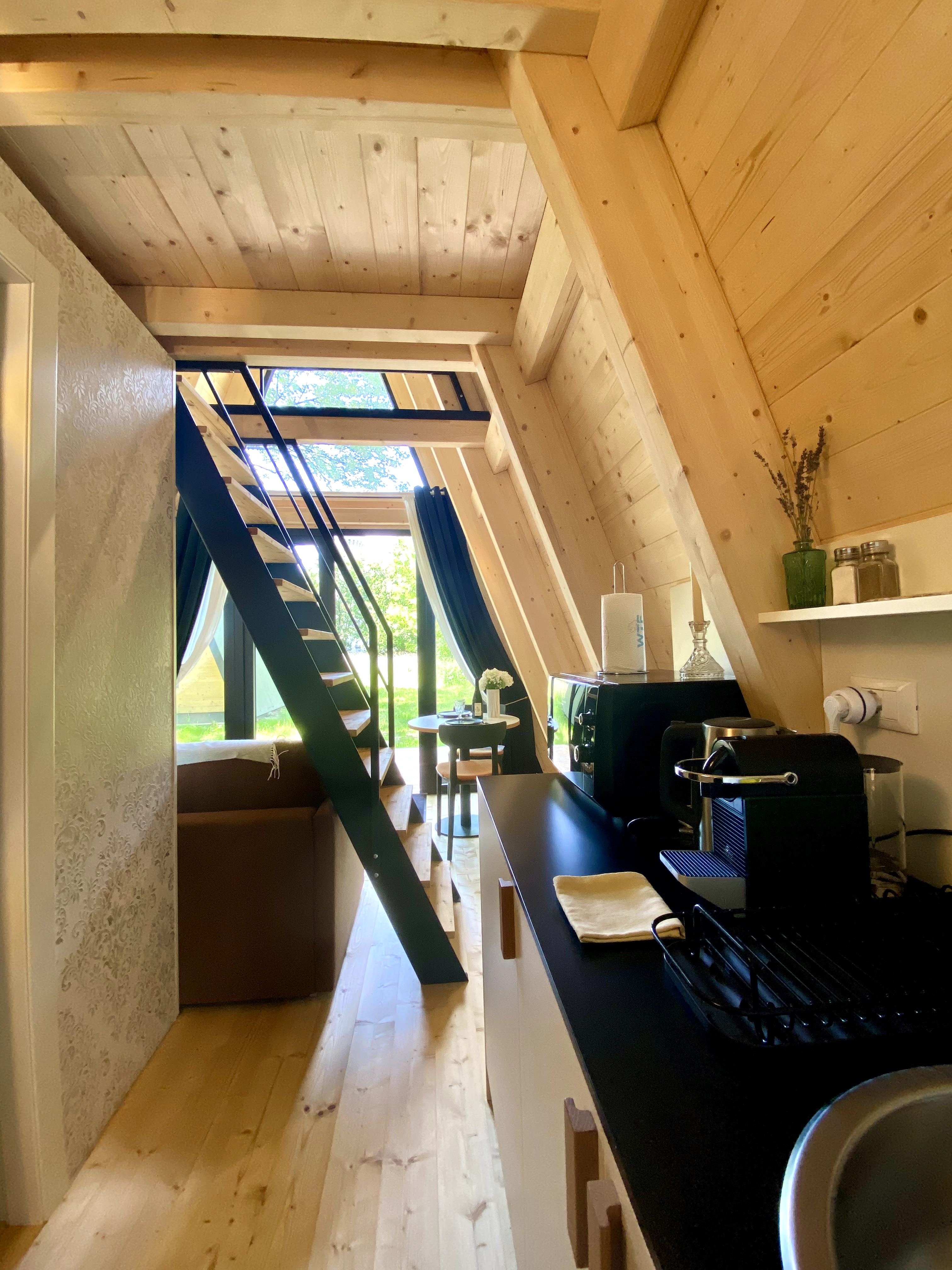 Ecolodge Bauçay — Cabane avec vue imprenable à Vienne à Les Trois-Moutiers — environnement naturel