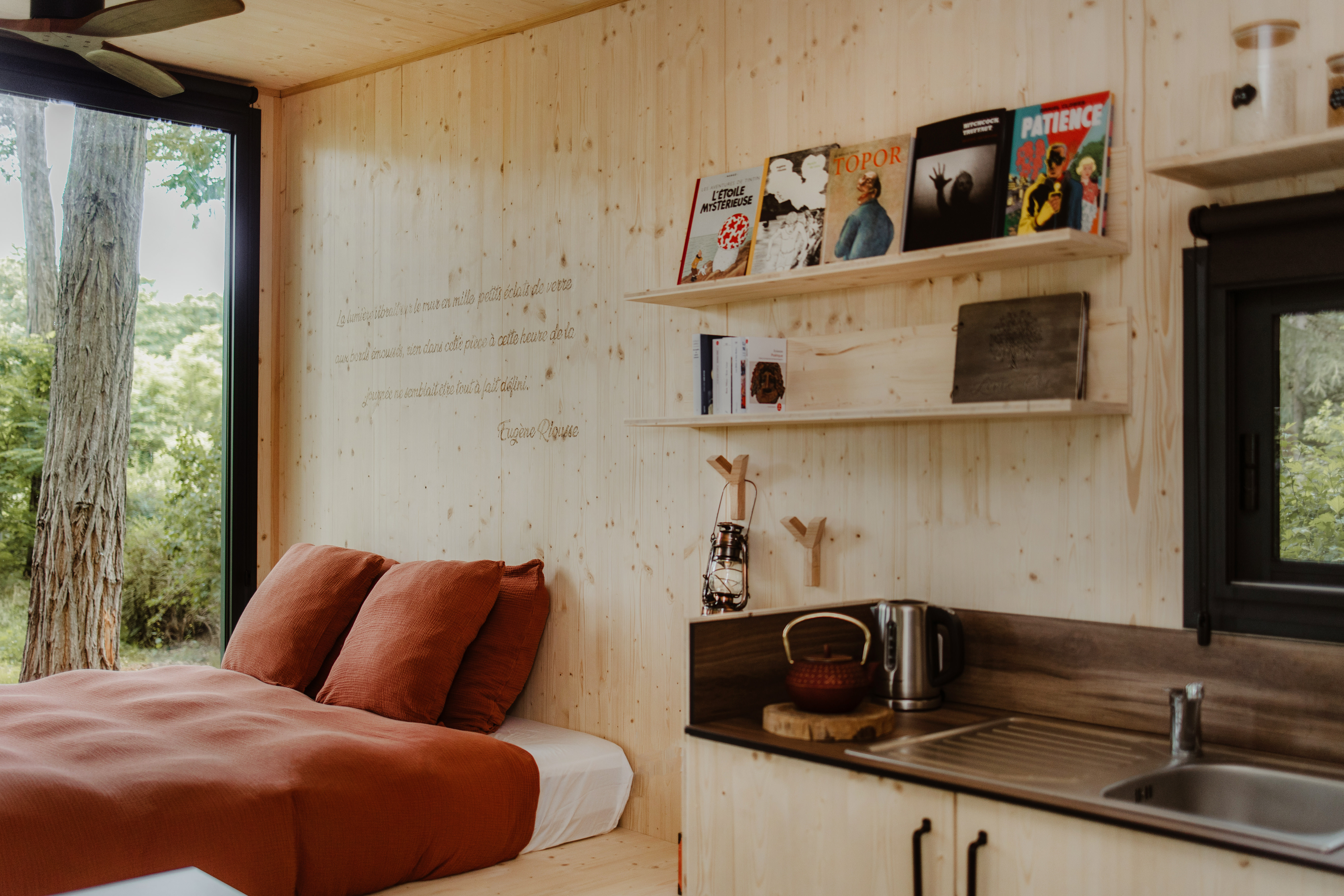 Mira — Tiny House avec vue exceptionnelle à Loiret à Olivet — salle de bain