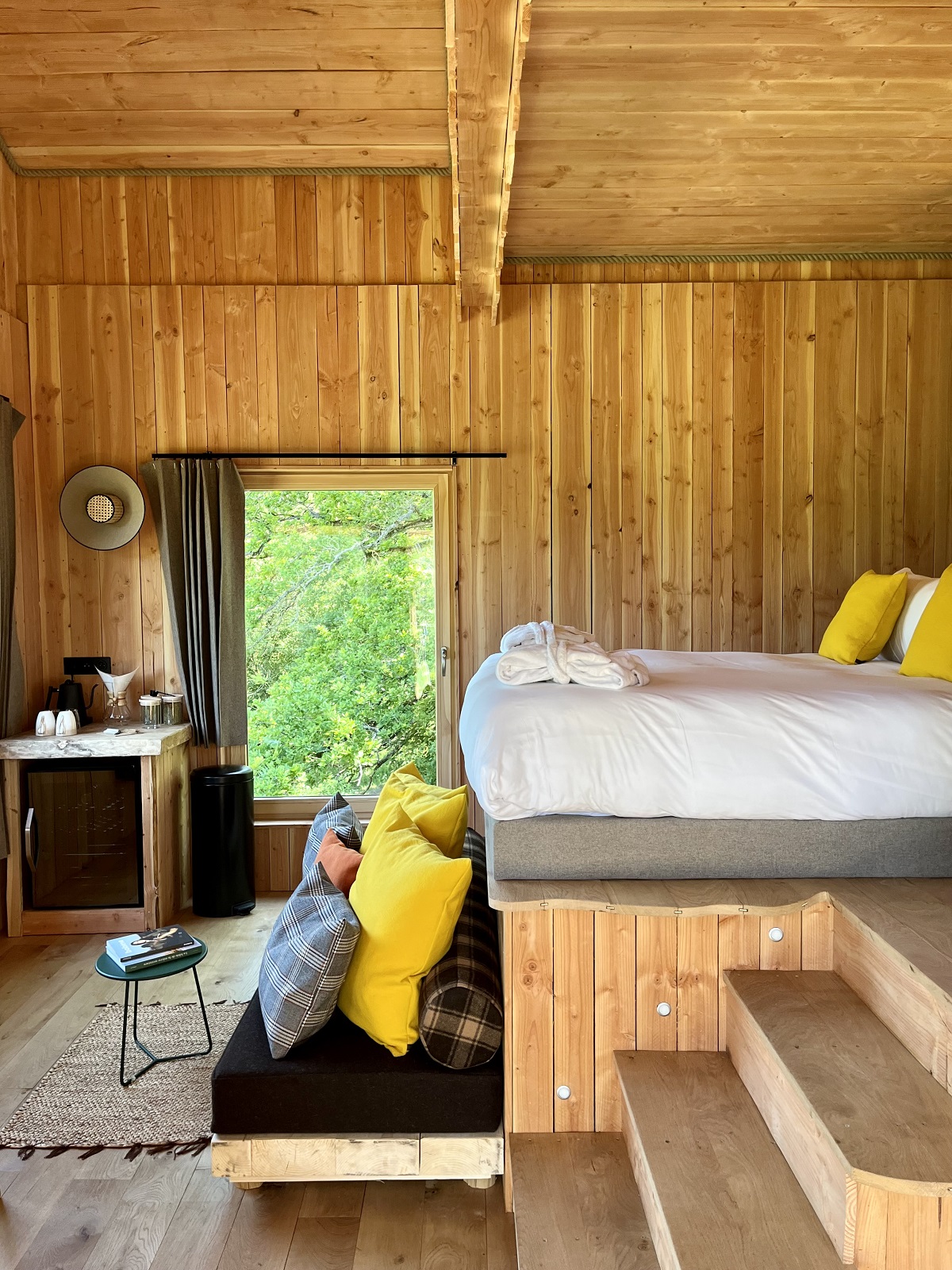Cabane Spa Terre-et-Ciel : une évasion en Picardie à St-Léger-Aux-Bois — salle de bain