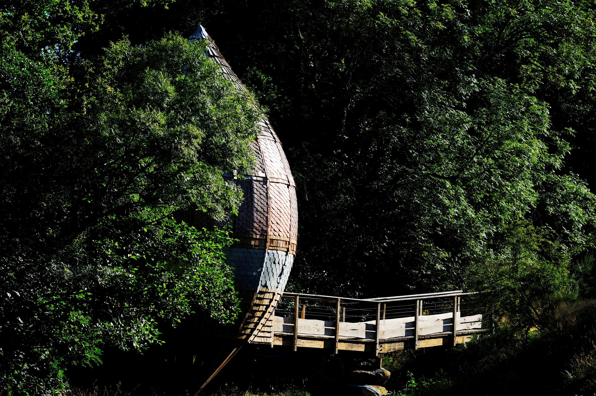 Lodge Chrysalide 2 — Cabane dans les arbres à 9m de hauteur en Vendée — Cabane dans les arbres à La Chaize-le-Vicomte