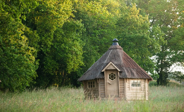 Le Chalet de Laponie : une évasion en Bretagne à Ploemel — vue intérieure