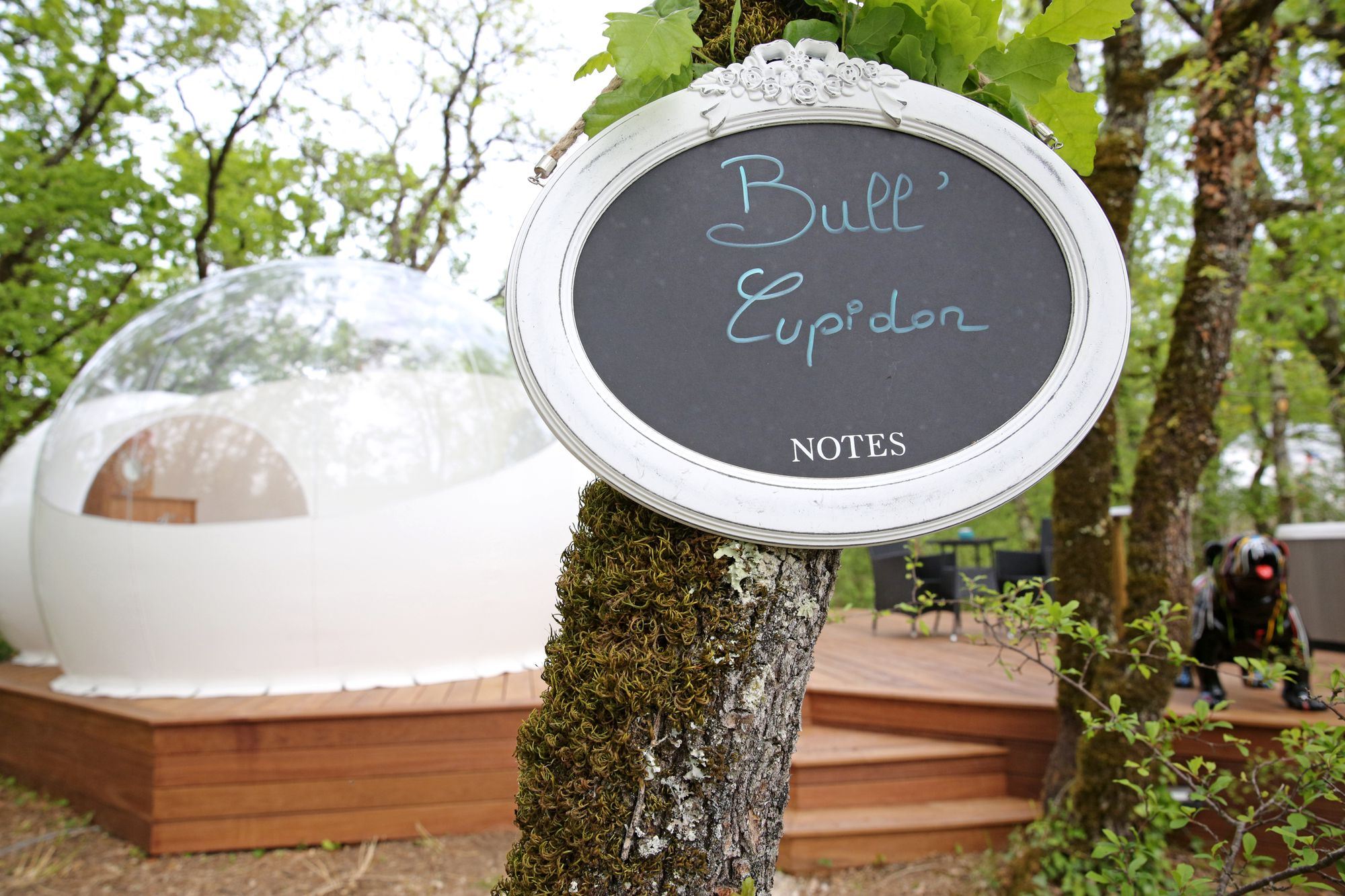 Bull'Cupidon & Spa : une bulle romantique en Midi-Pyrénées à Cahuzac Sur Vère — environnement naturel