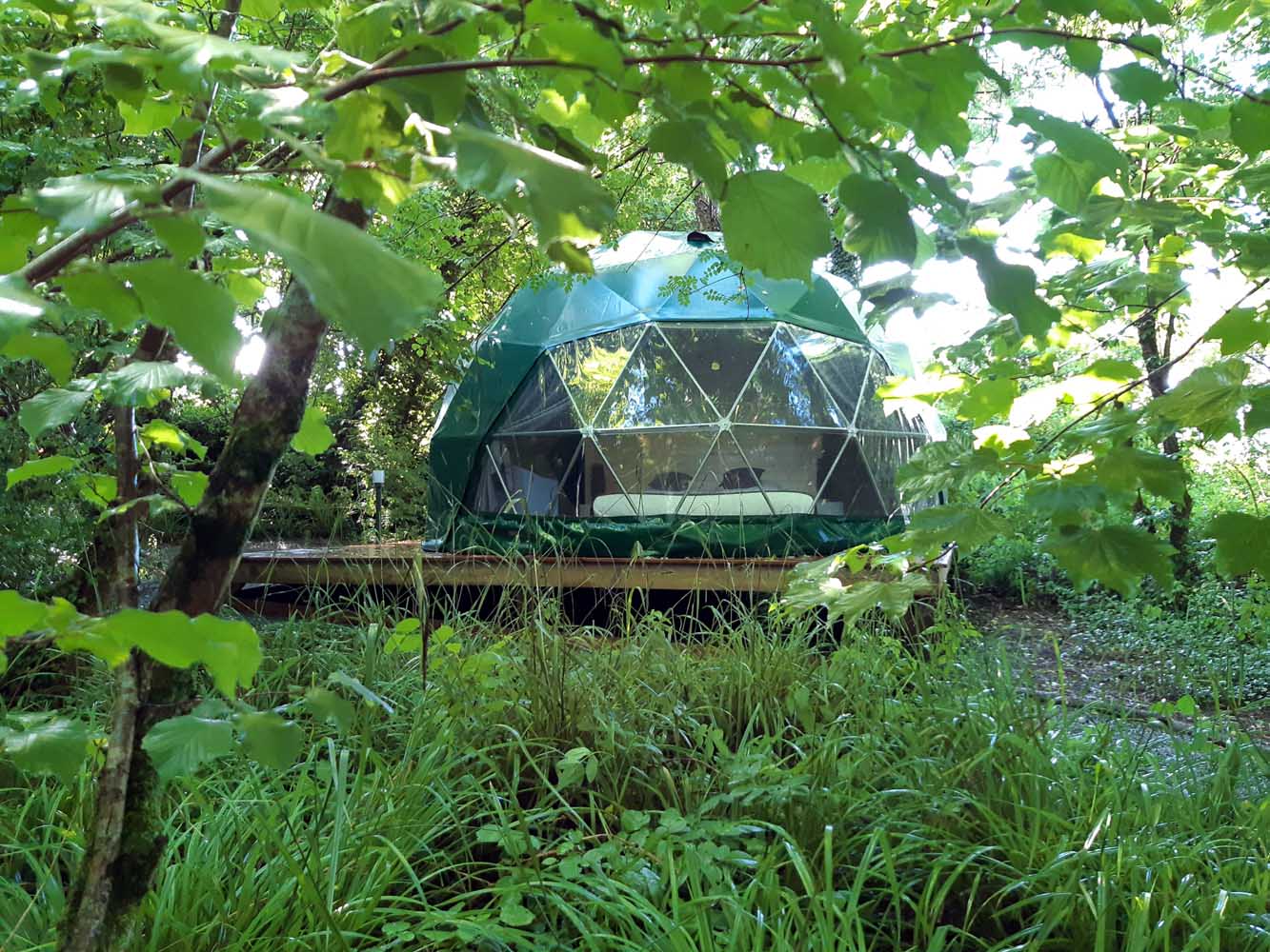 Géode Peuplier Argenté — Dôme avec jacuzzi à La Réole (Gironde) à La Réole — chambre