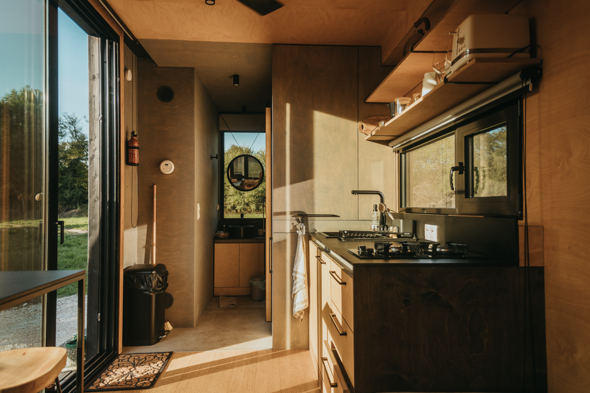 Parcel Tiny House — Escapade bien-être à Tarn-et-Garonne à Montauban — espace de vie