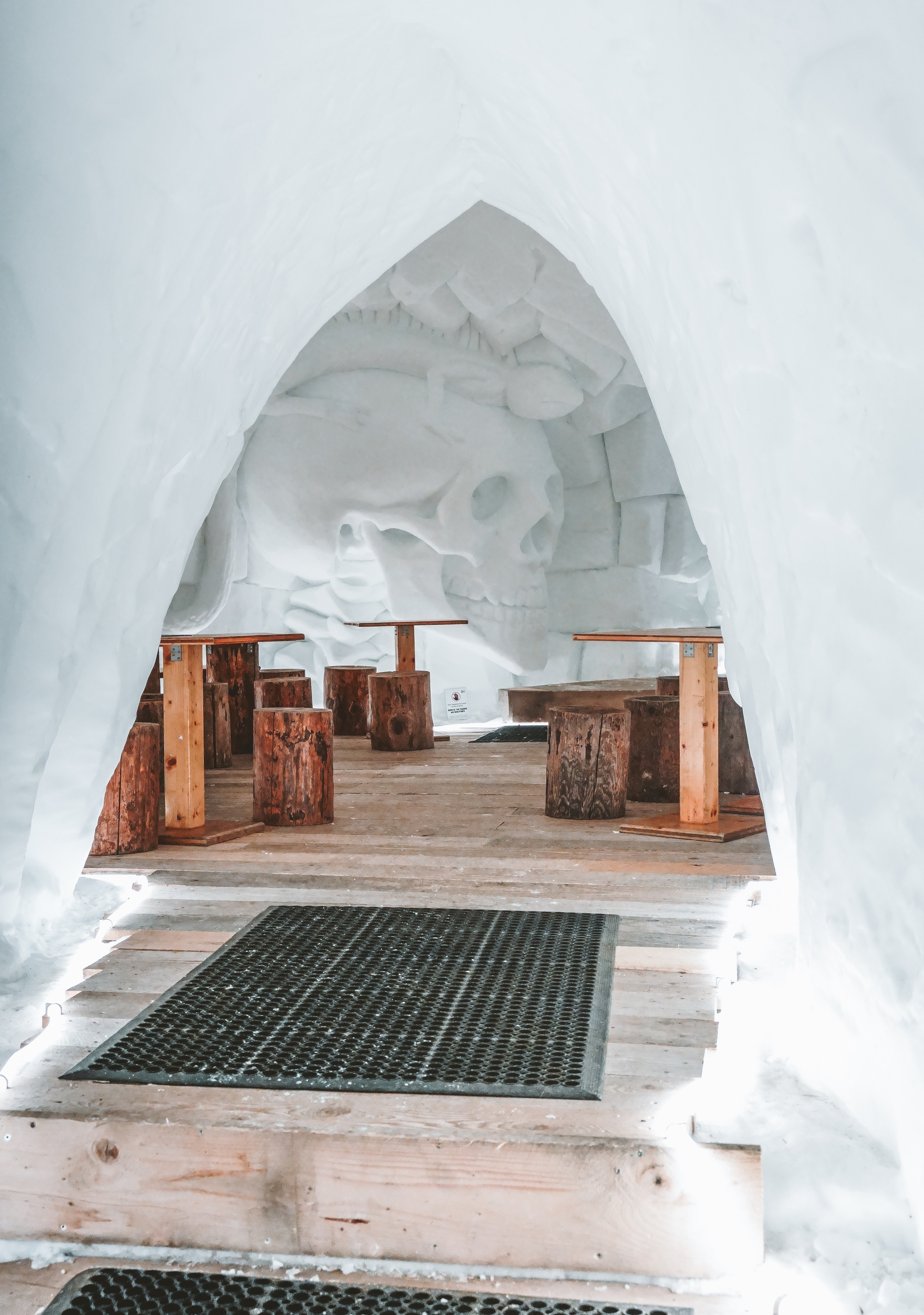 Village Igloo Val Thorens — Nuit insolite dans un igloo à Val Thorens à Les Belleville — détail architectural