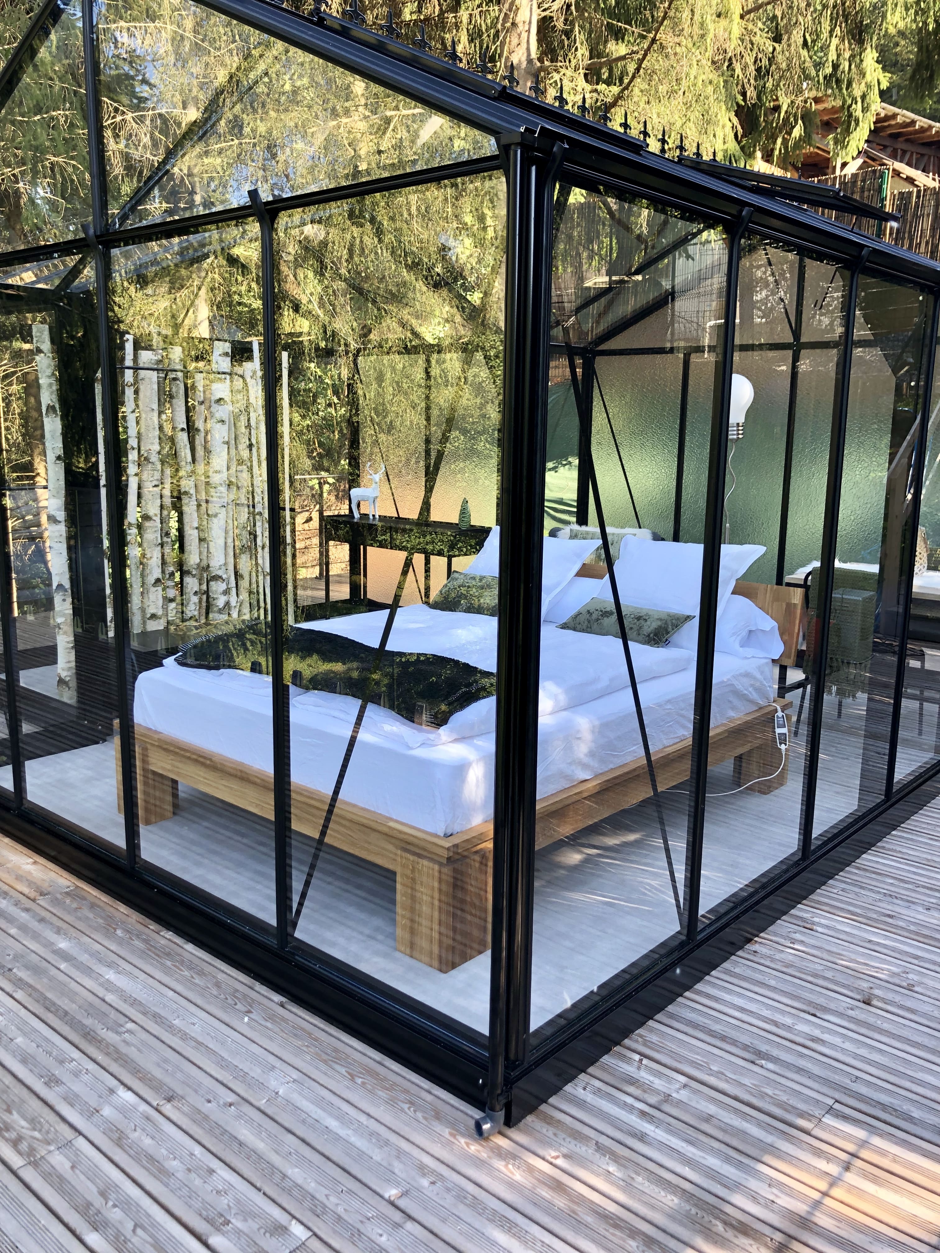 La Chambre de Verre — Évasion avec spa à Moselle à Mainvillers — vue intérieure