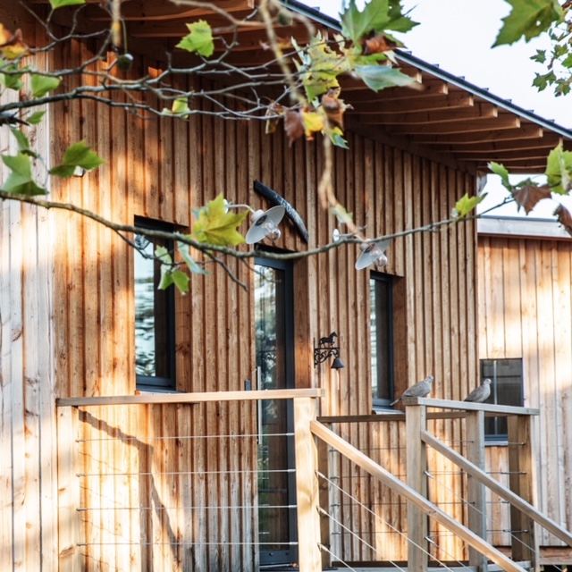 Ecolodge « La Gabare — Ecolodge avec bain nordique à Gironde » — Cézac (Gironde)