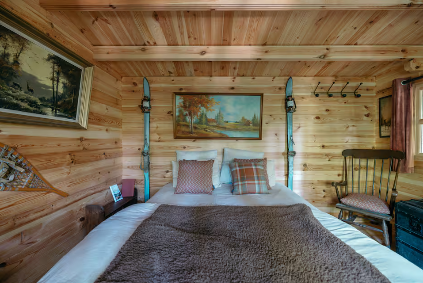 Cabane du Trappeur — Expérience glamping avec spa à Lyon à Lyon — espace de vie