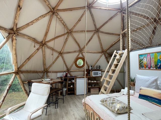 Le Dôme & Spa : une expérience unique en Aquitaine à Hossegor — chambre