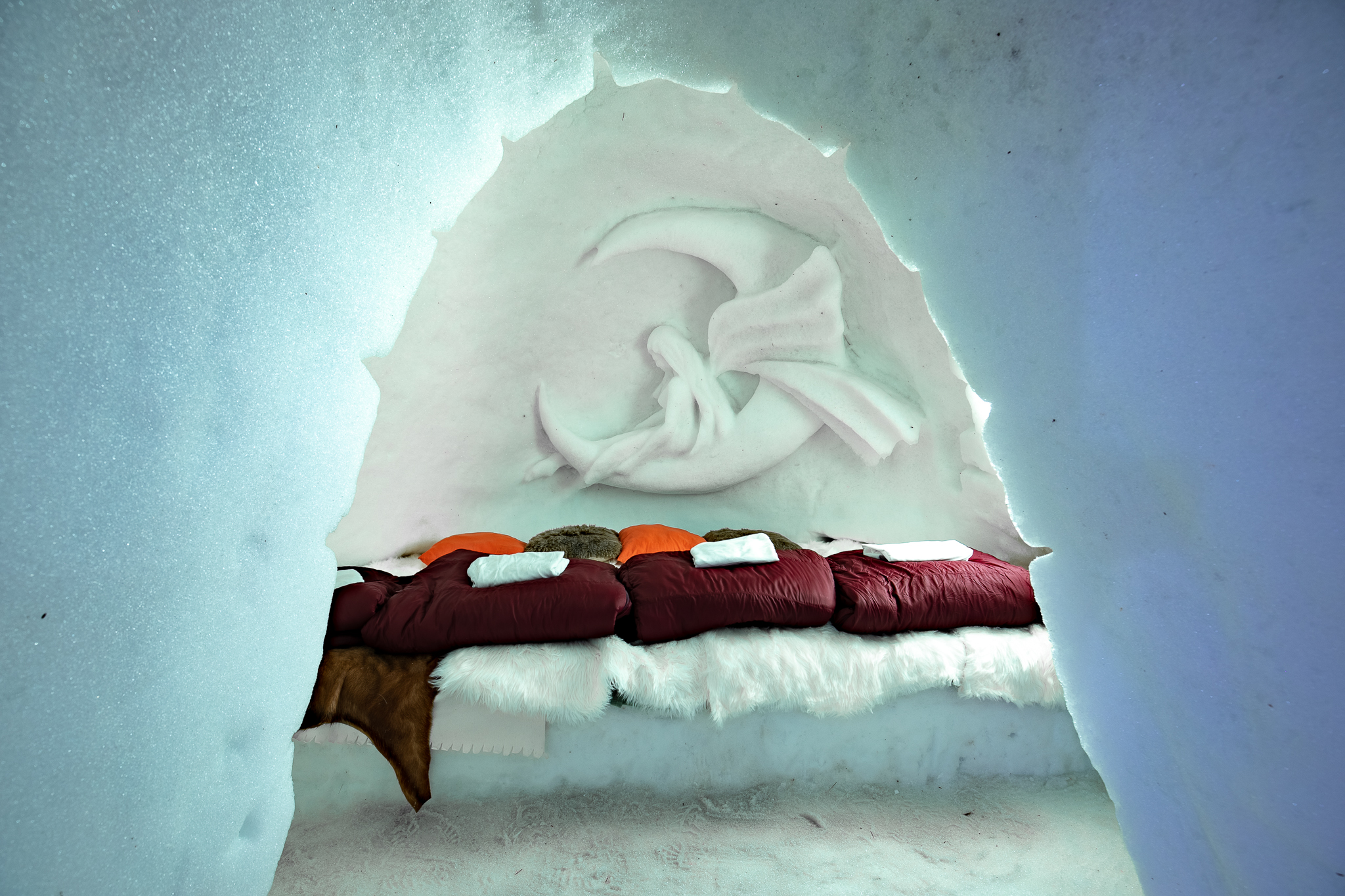 Village Igloo Avoriaz — Nuit insolite dans un igloo à Haute-Savoie à Morzine — espace de vie