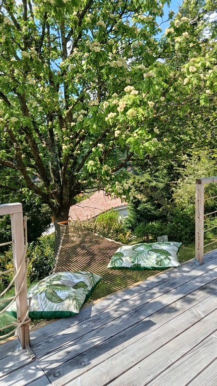 Cabane du Lutin — Cabane sur pilotis avec spa à Ardèche