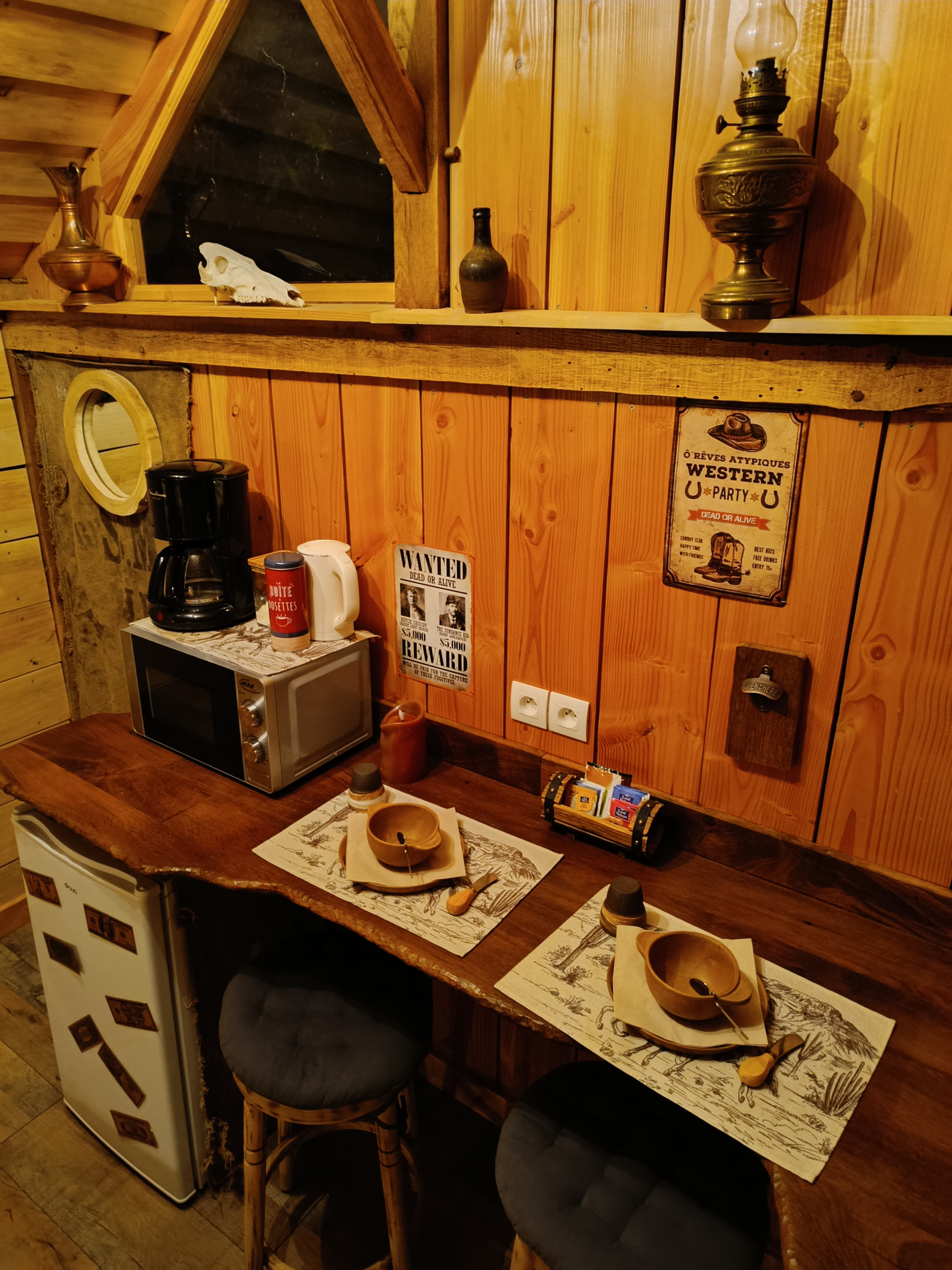 P'tit RANCH — Cabane avec piscine à Allier à Vichy — cuisine