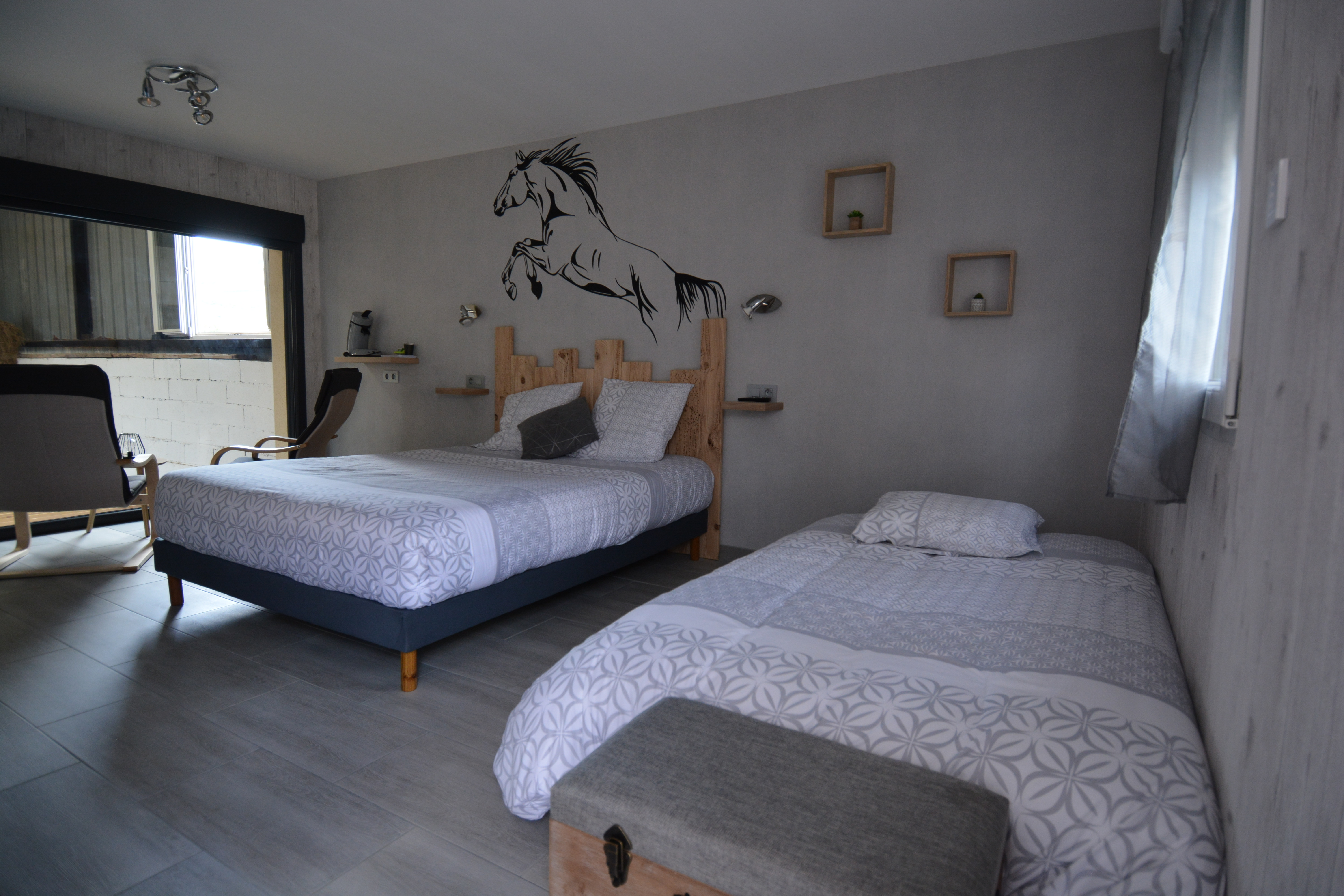Chambre 5 vue panoramique — Maison insolite avec spa à Vosges à Épinal — chambre