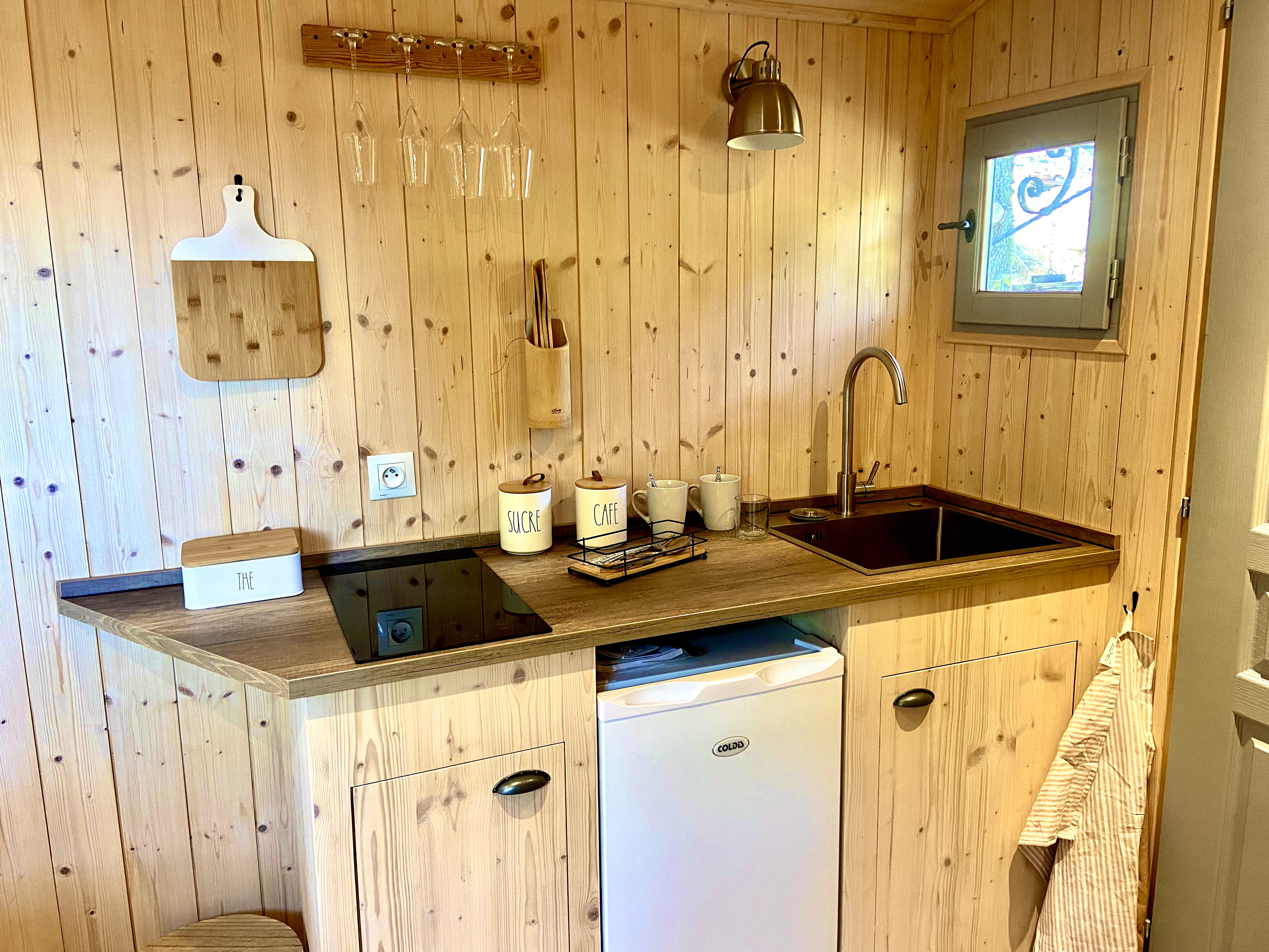 La Bignone — Roulotte avec Spa partagé à Var à Draguignan — vue depuis la terrasse