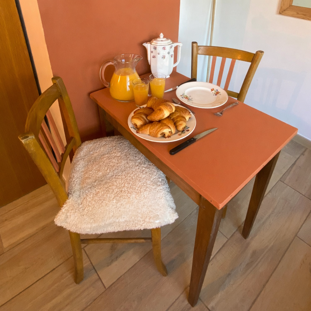 Chalet Cocooning & Bain Nordique Privatif — Chalet avec spa à Orne à Alençon — vue depuis la terrasse